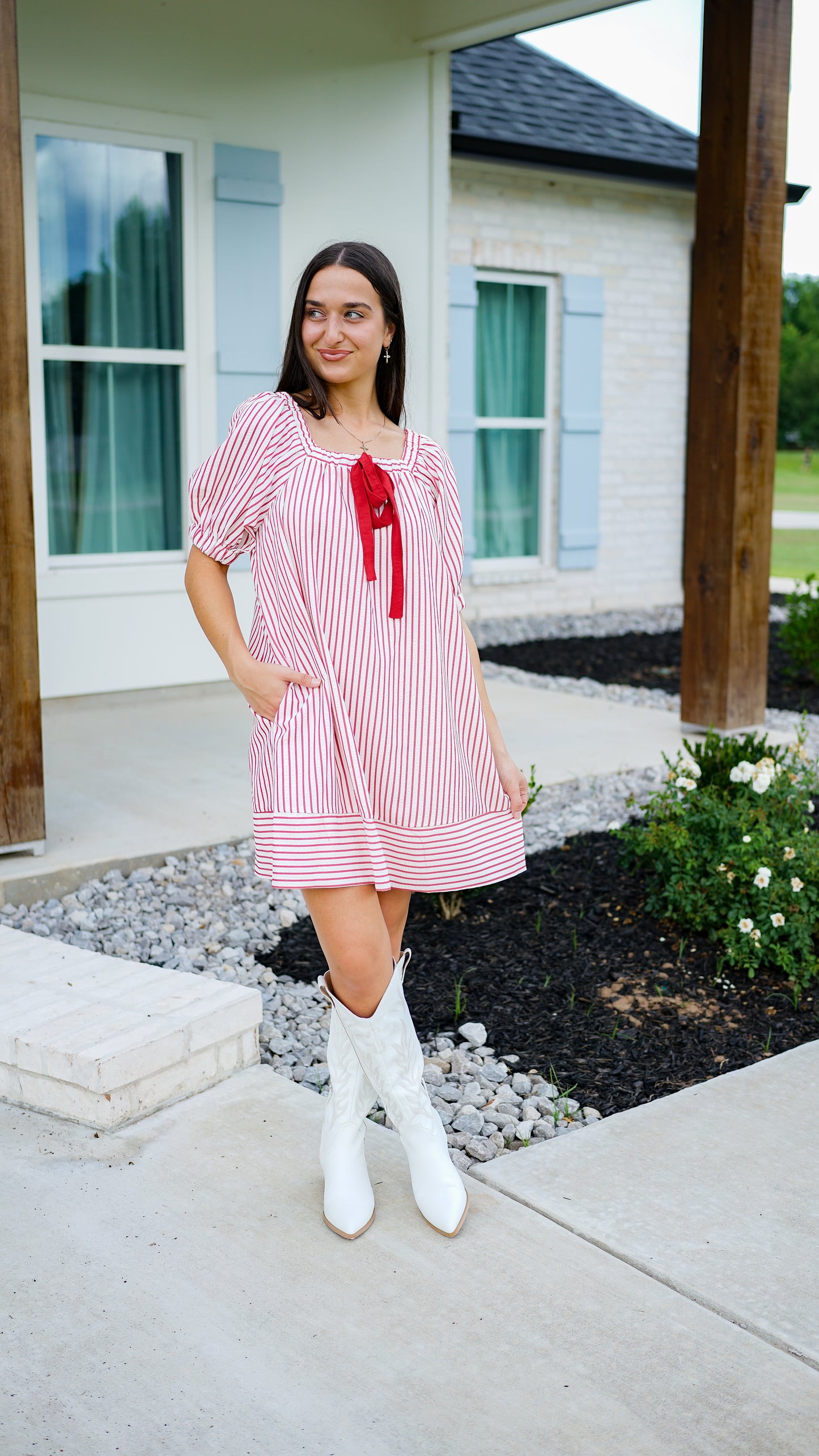 Red Letters Dress