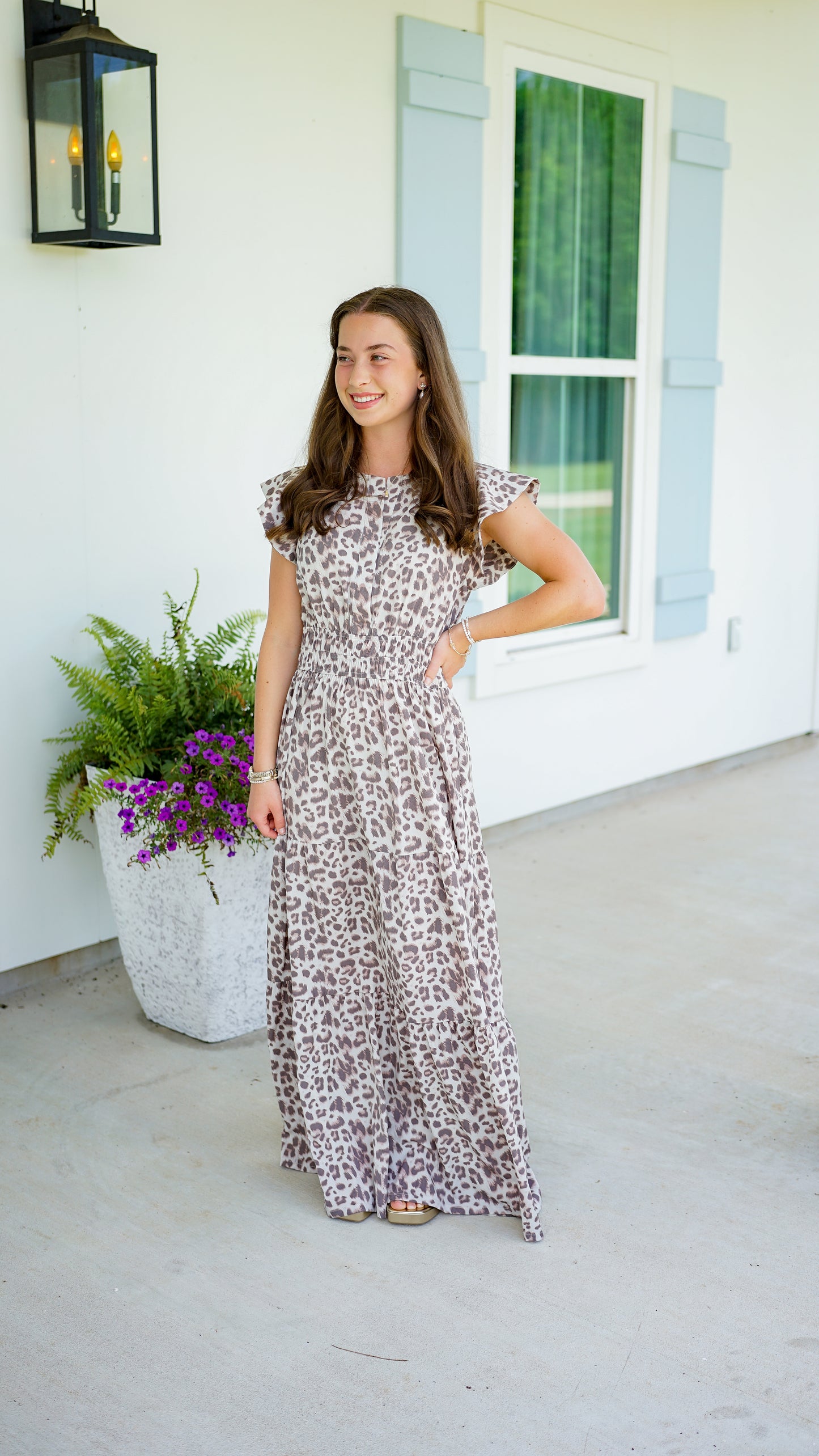 Leopard Love Maxi Dress