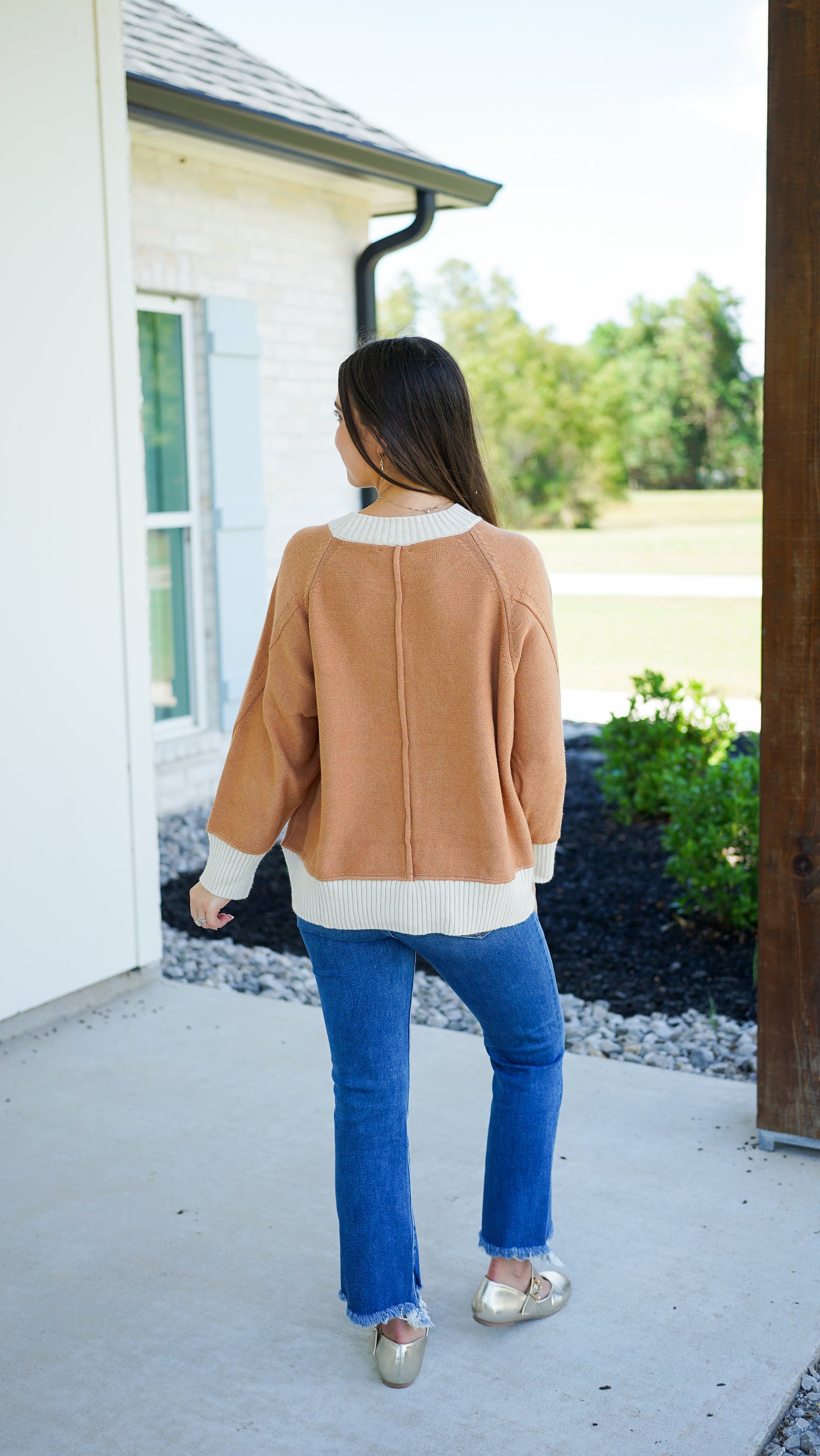 Camel State of Mind Sweater