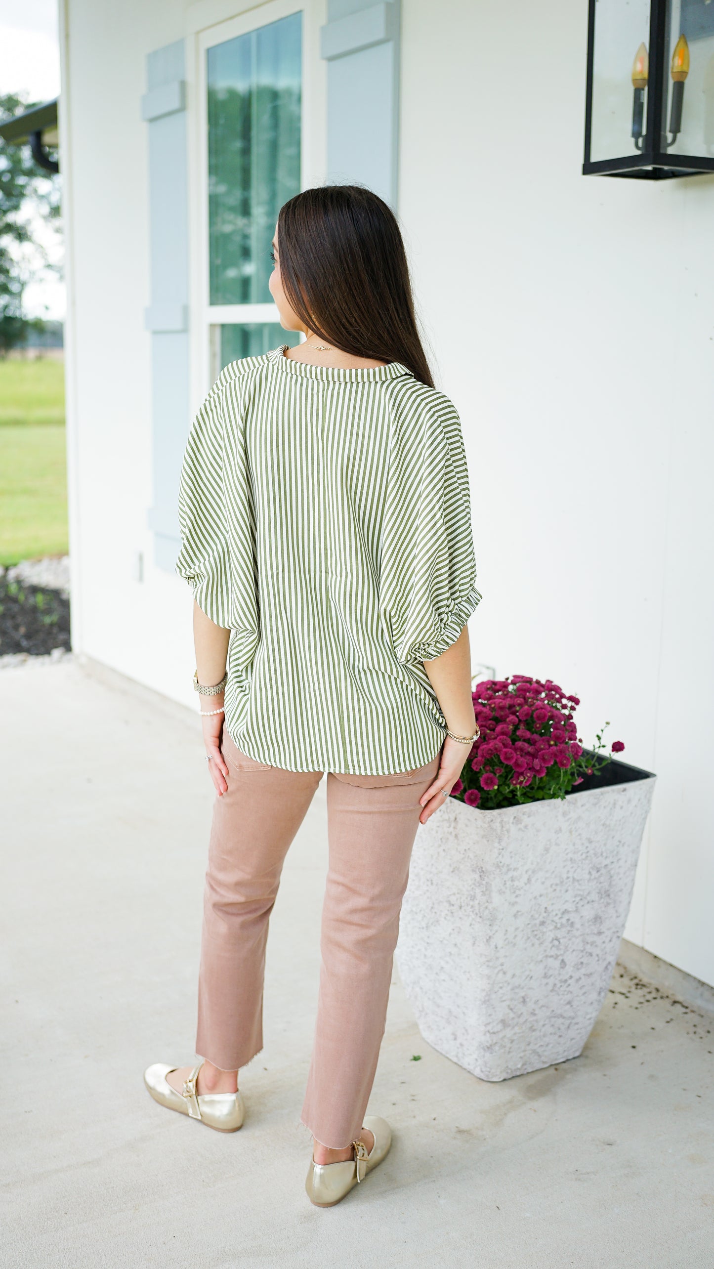 Let It Go Olive Top