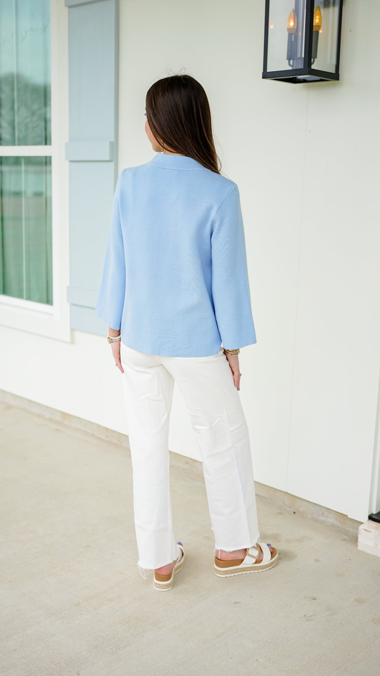 Heart and Soul Blue Sweater