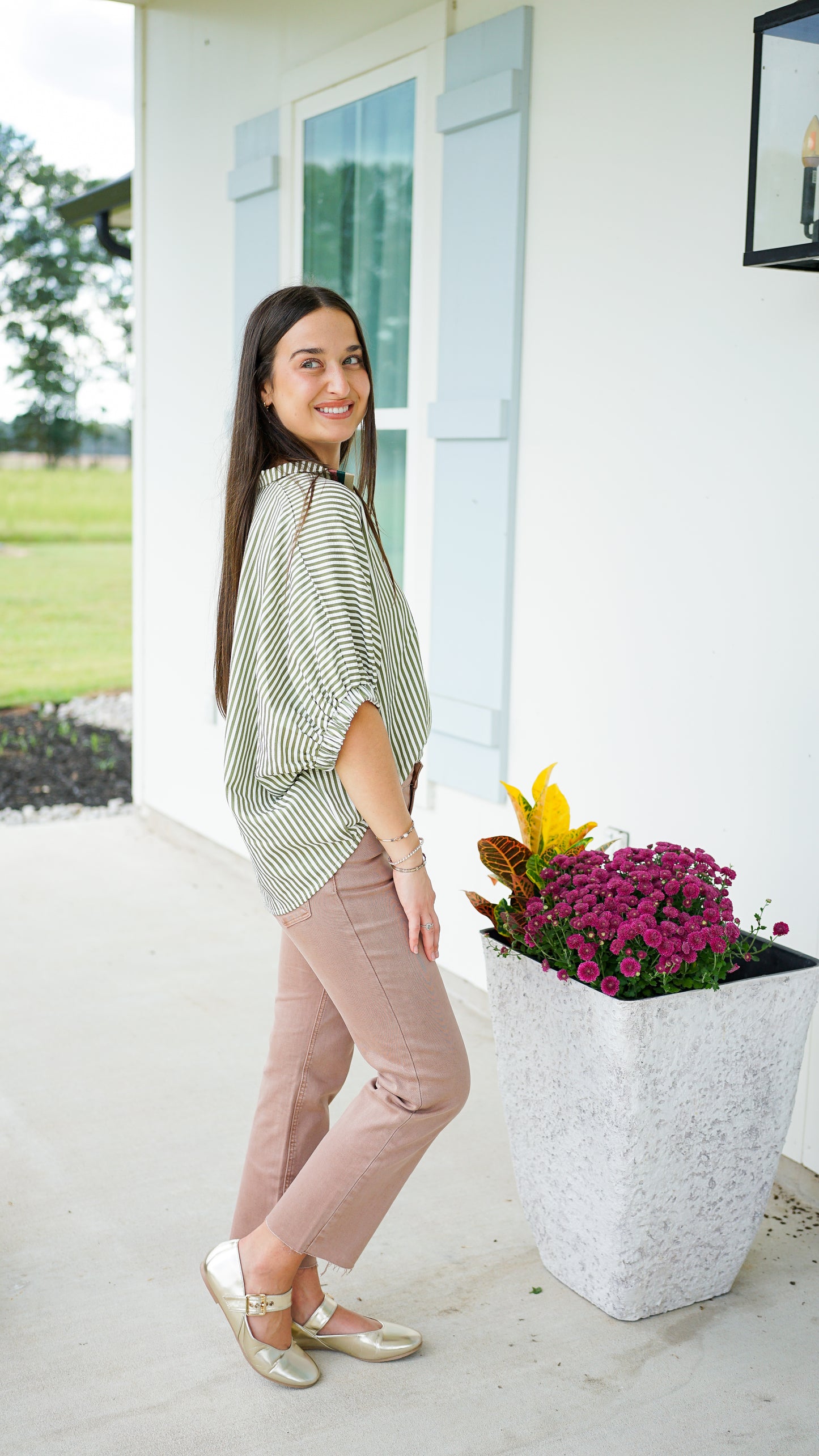 Let It Go Olive Top