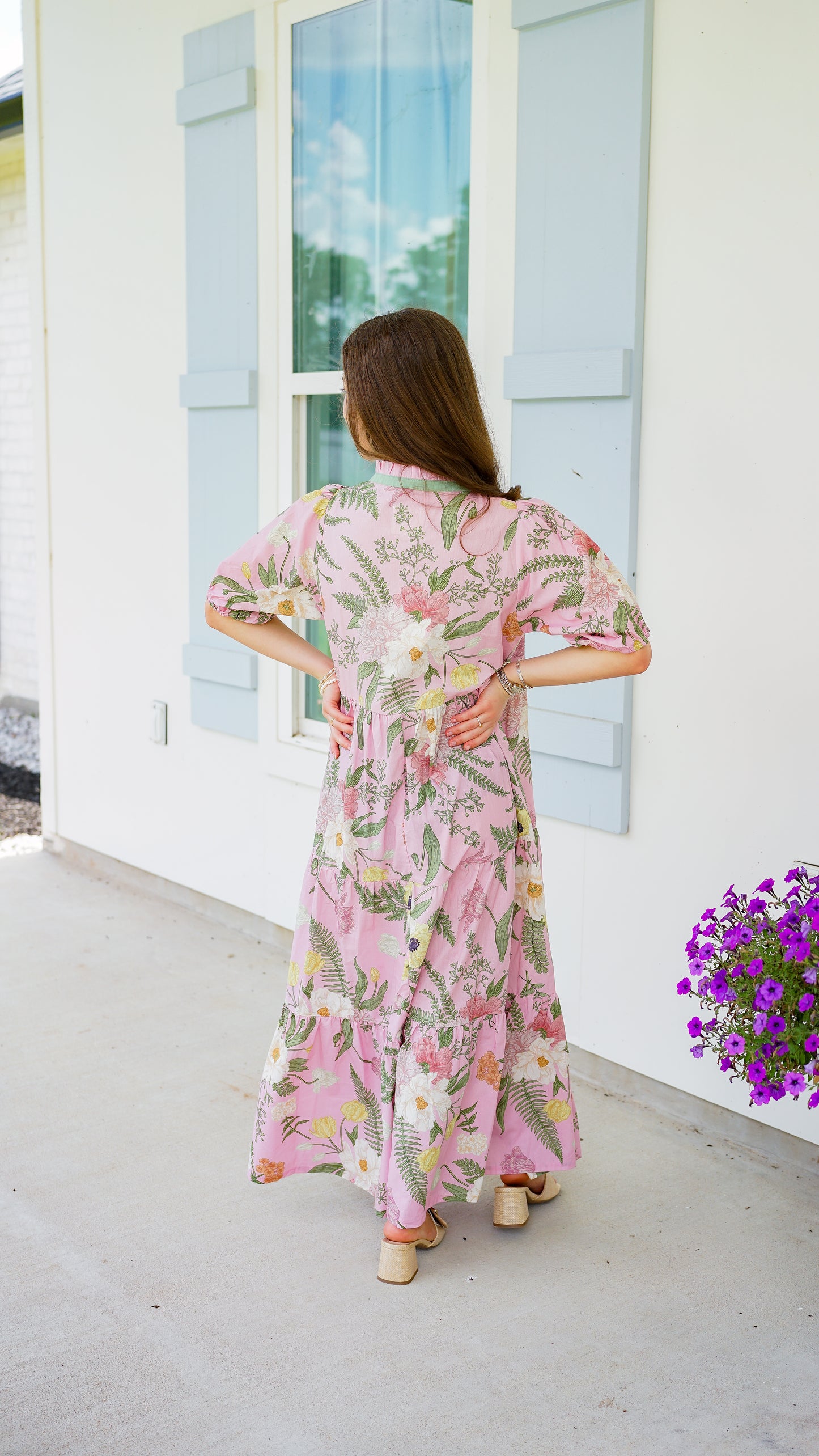 Let Go and Let God Rose Dress