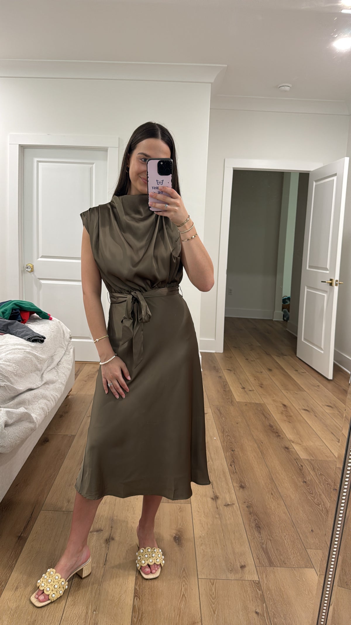 Time For Fun Mocha Dress