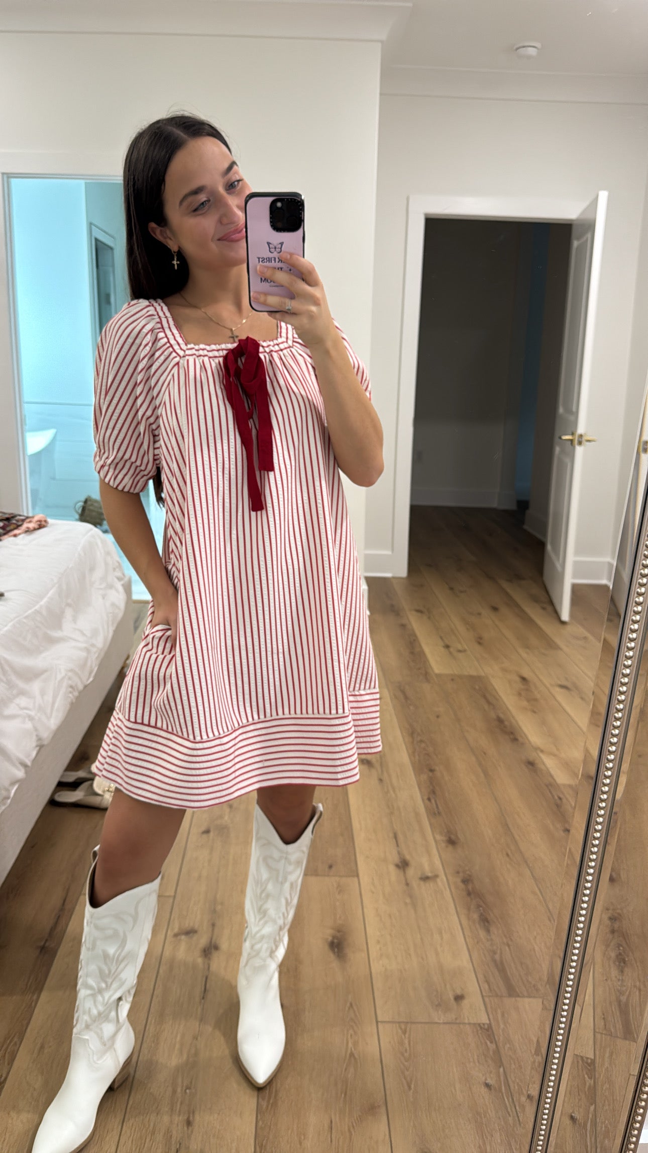 Red Letters Dress