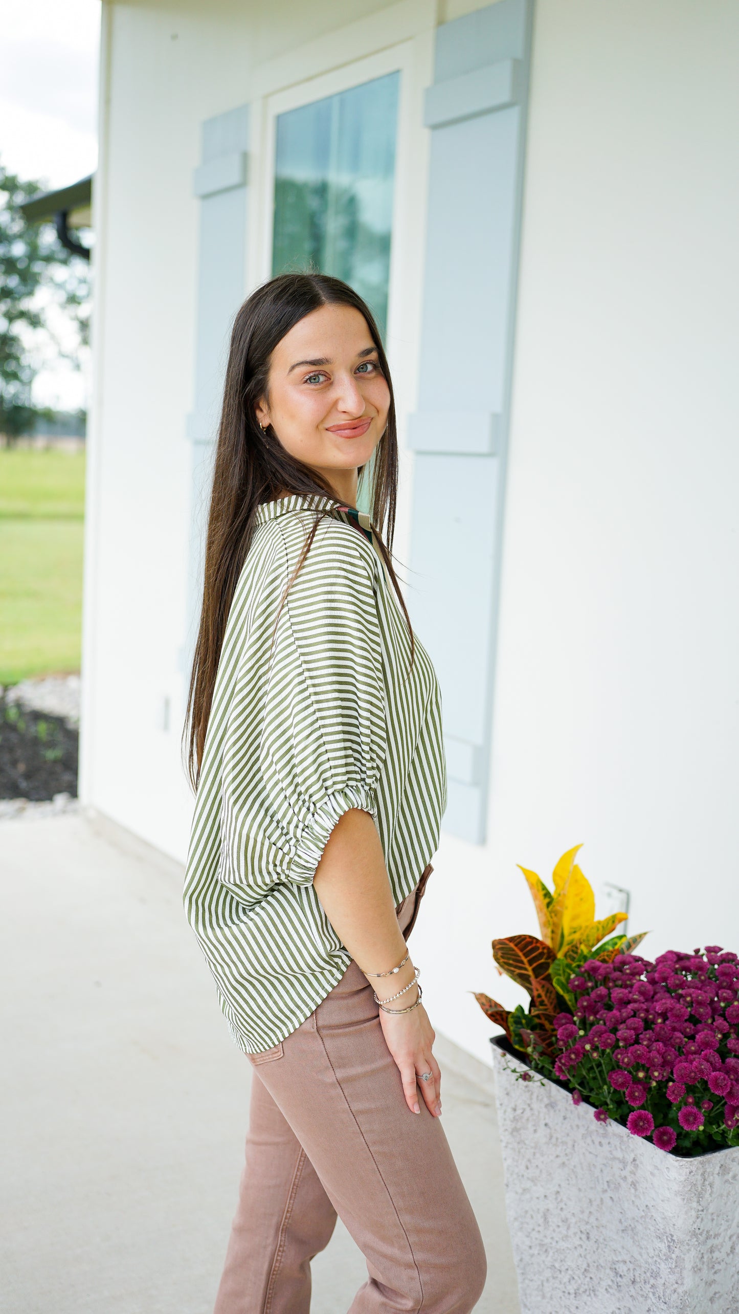 Let It Go Olive Top