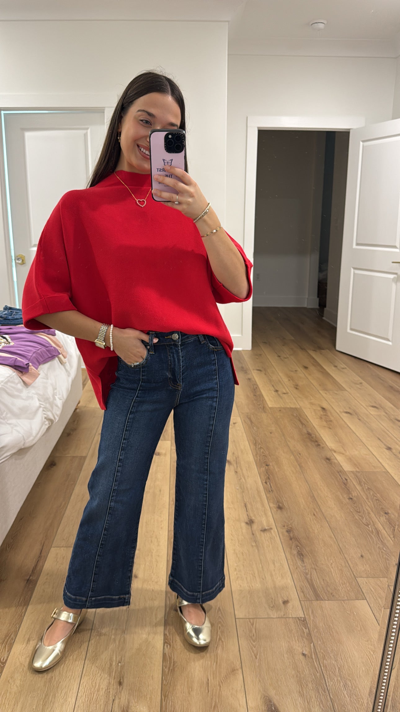 She’s a Keeper Red Sweater