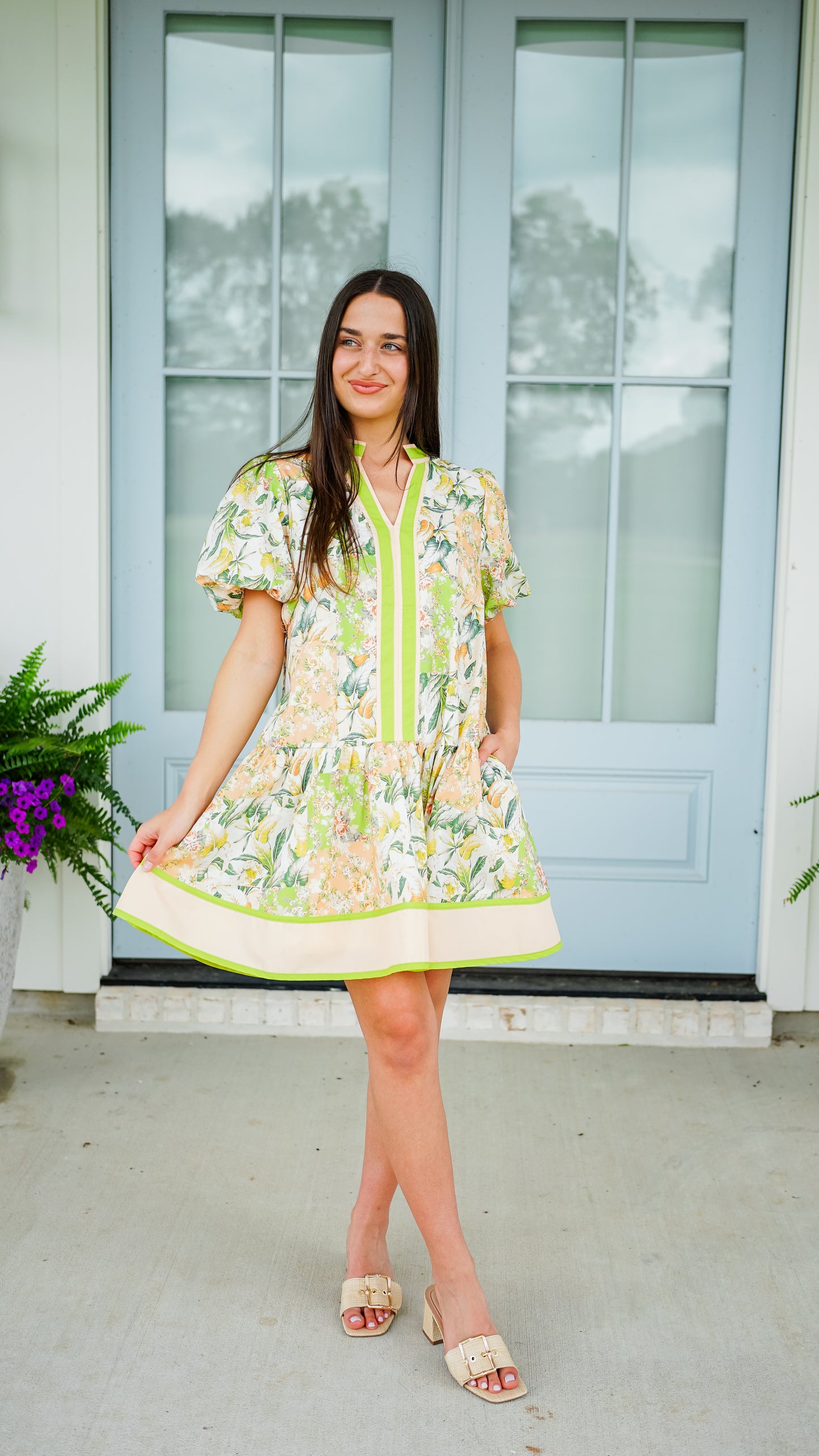Never Say Never Peach Dress