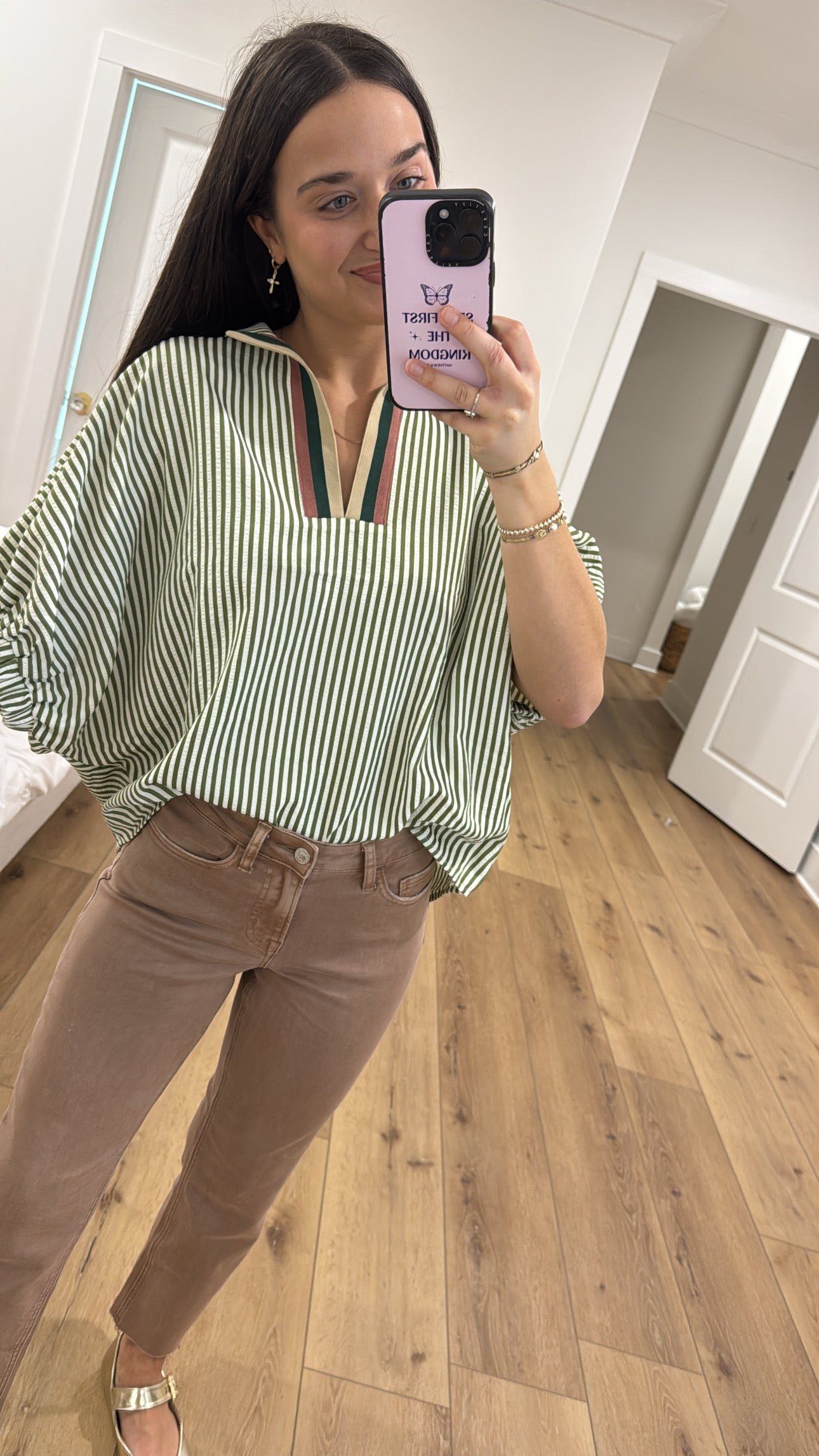 Let It Go Olive Top