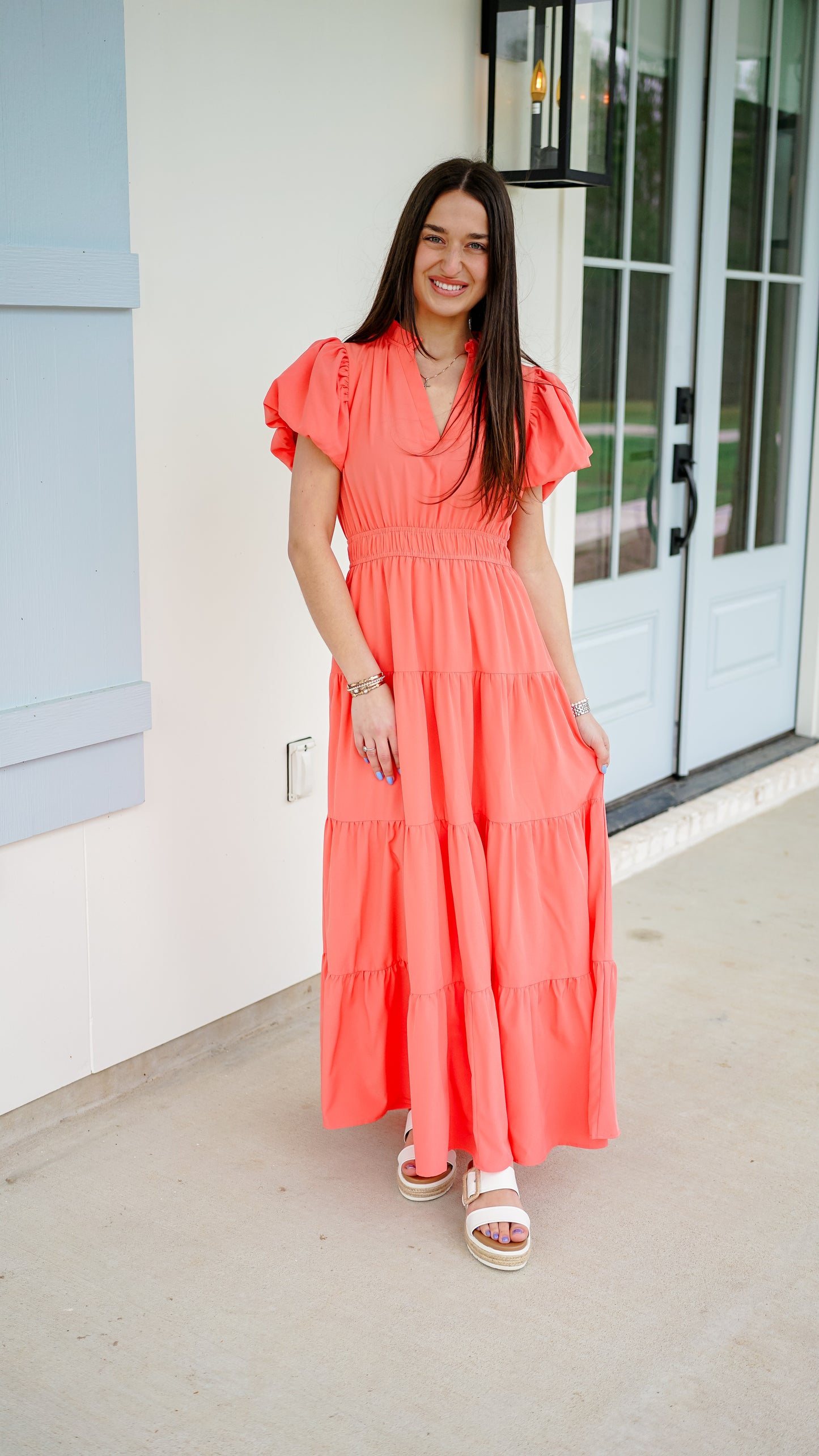 Save Me a Dance Coral Dress