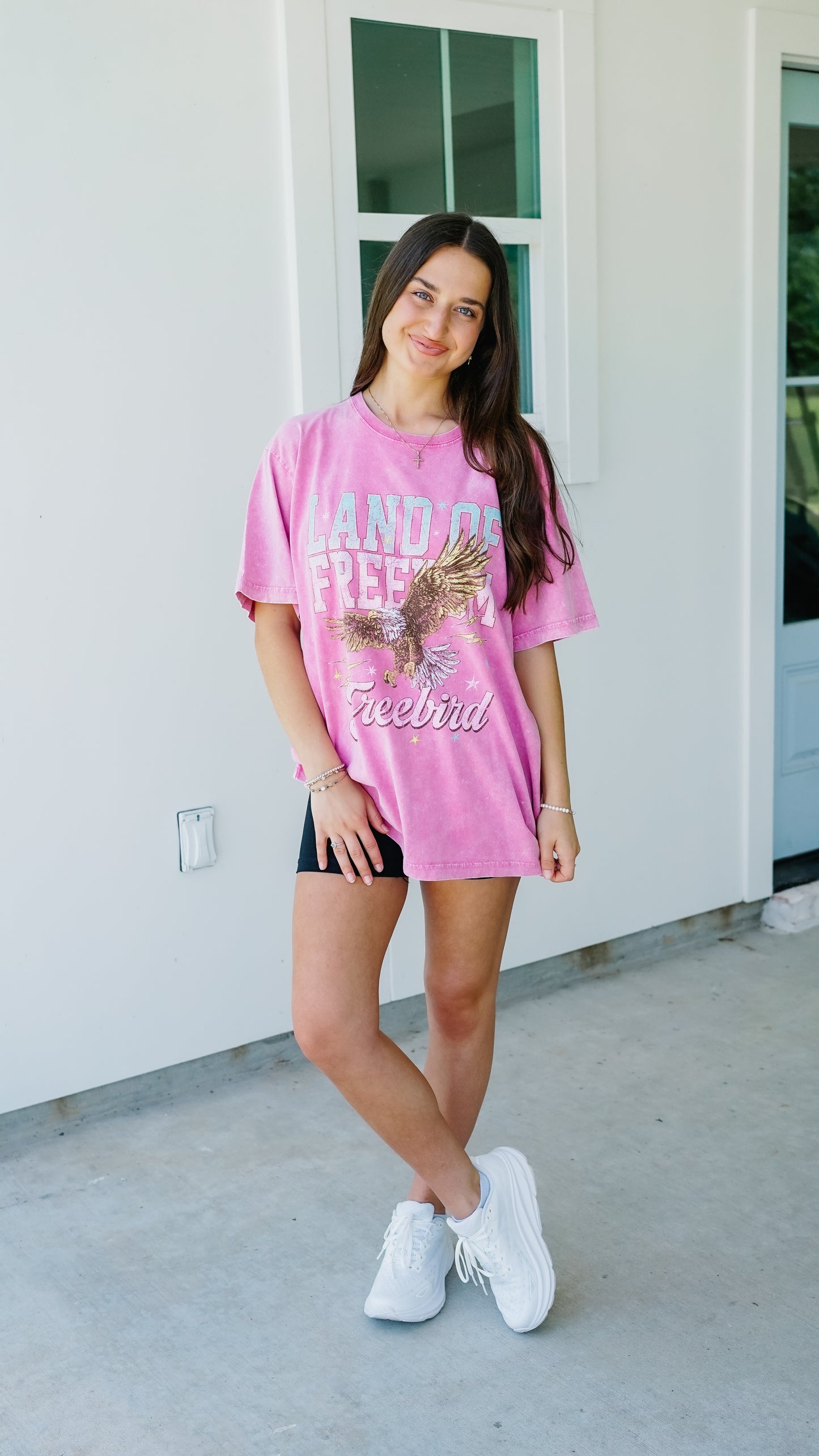 Land of Freedom Pink Tee