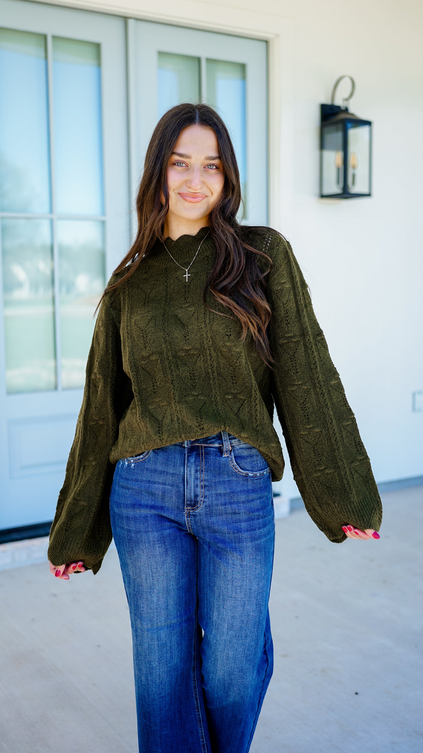 Martini Queen Olive Sweater
