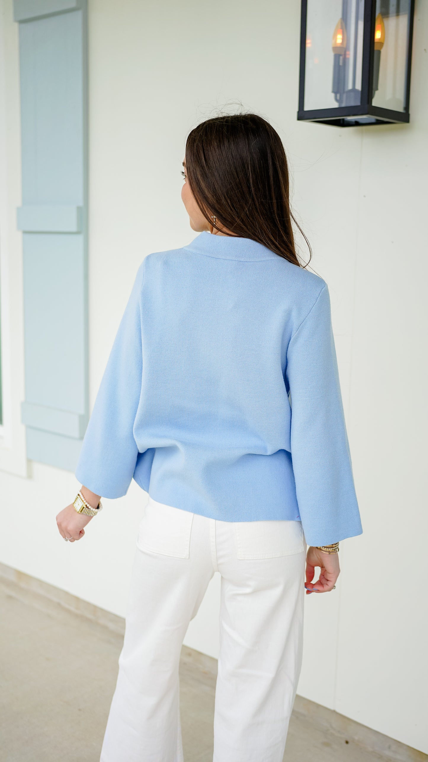 Heart and Soul Blue Sweater
