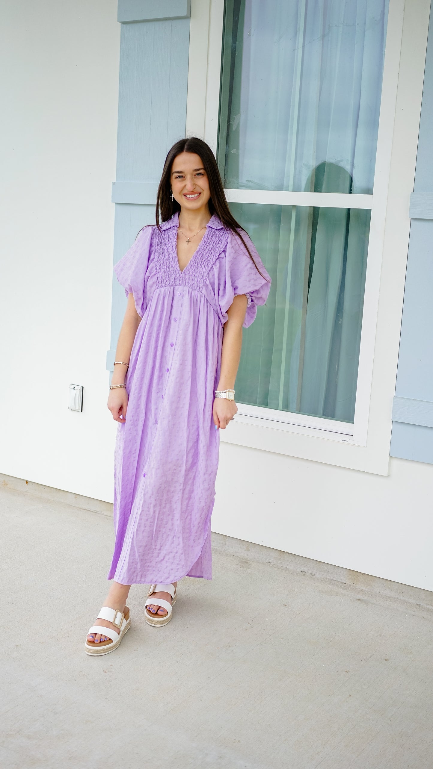 Epitome of Class Lavender Dress