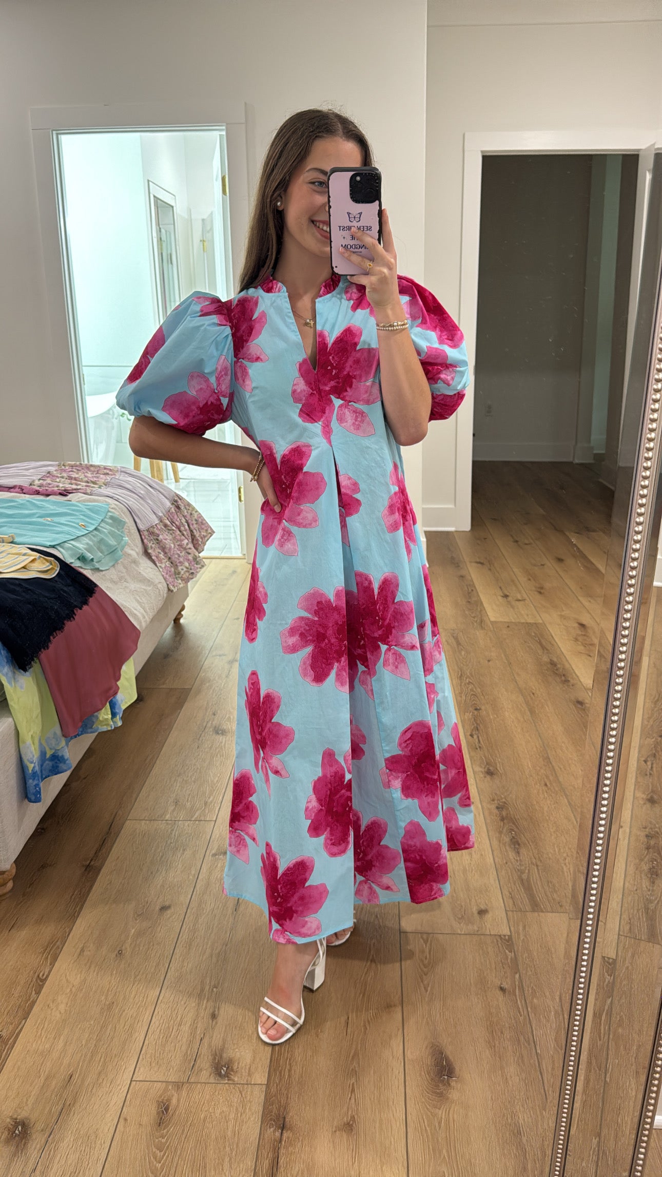 Nothing Ordinary Aqua Midi Dress