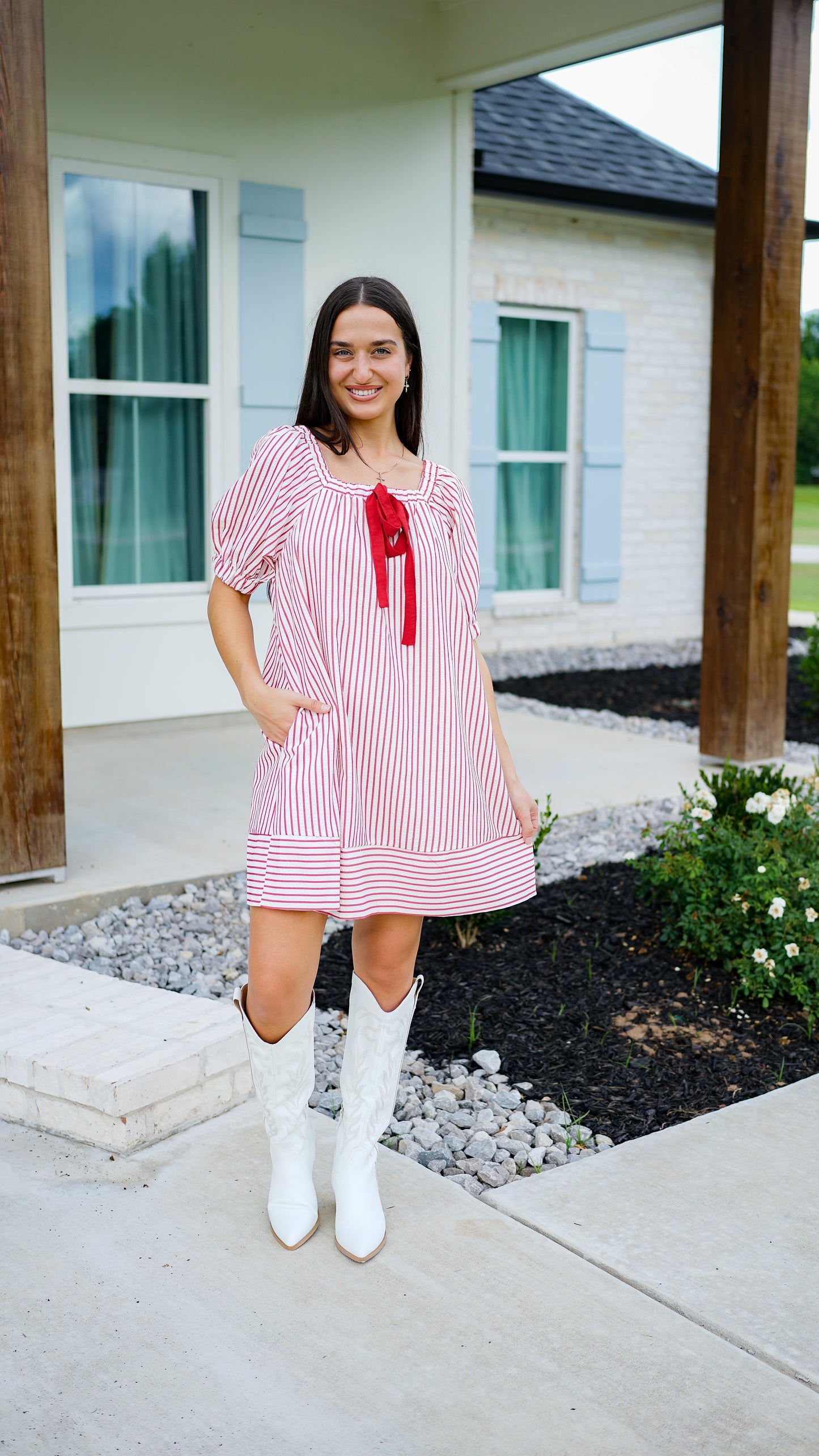 Red Letters Dress