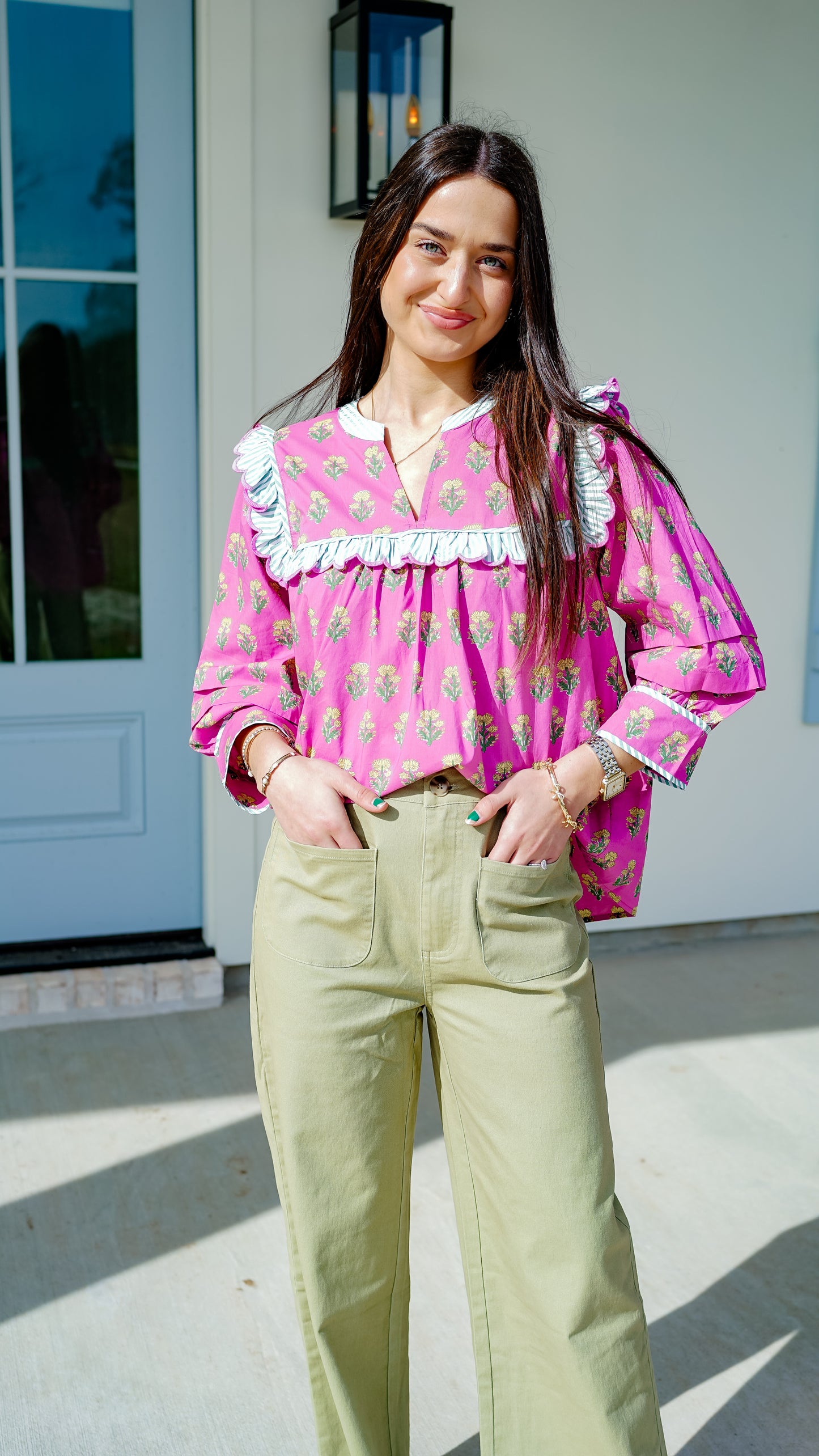 Live a Little Pink Top