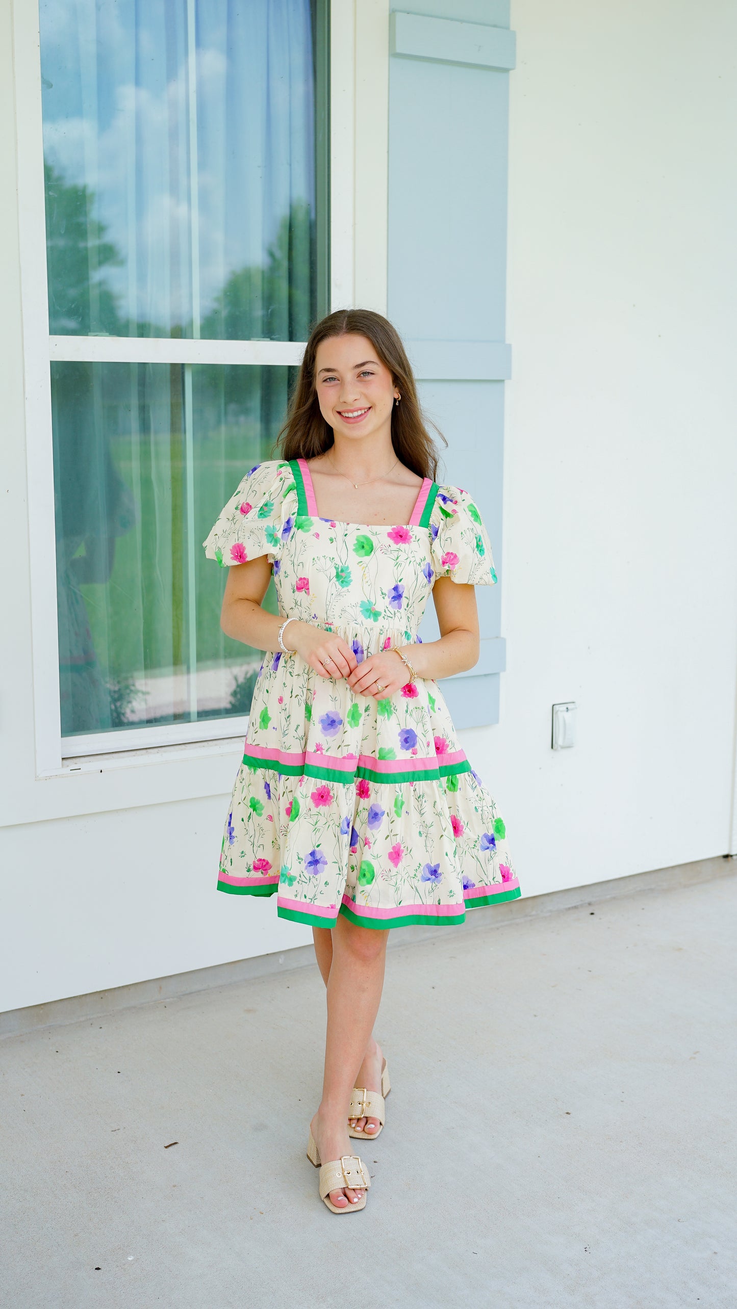 Fun In Floral Dress