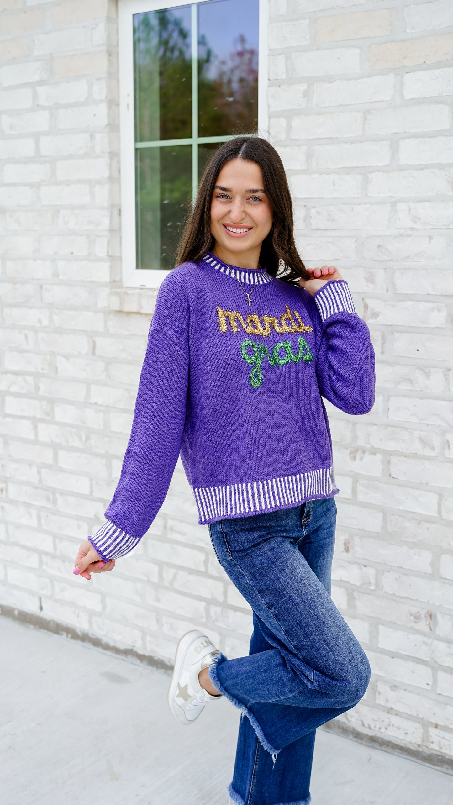Mardi Gras Mambo Sweater