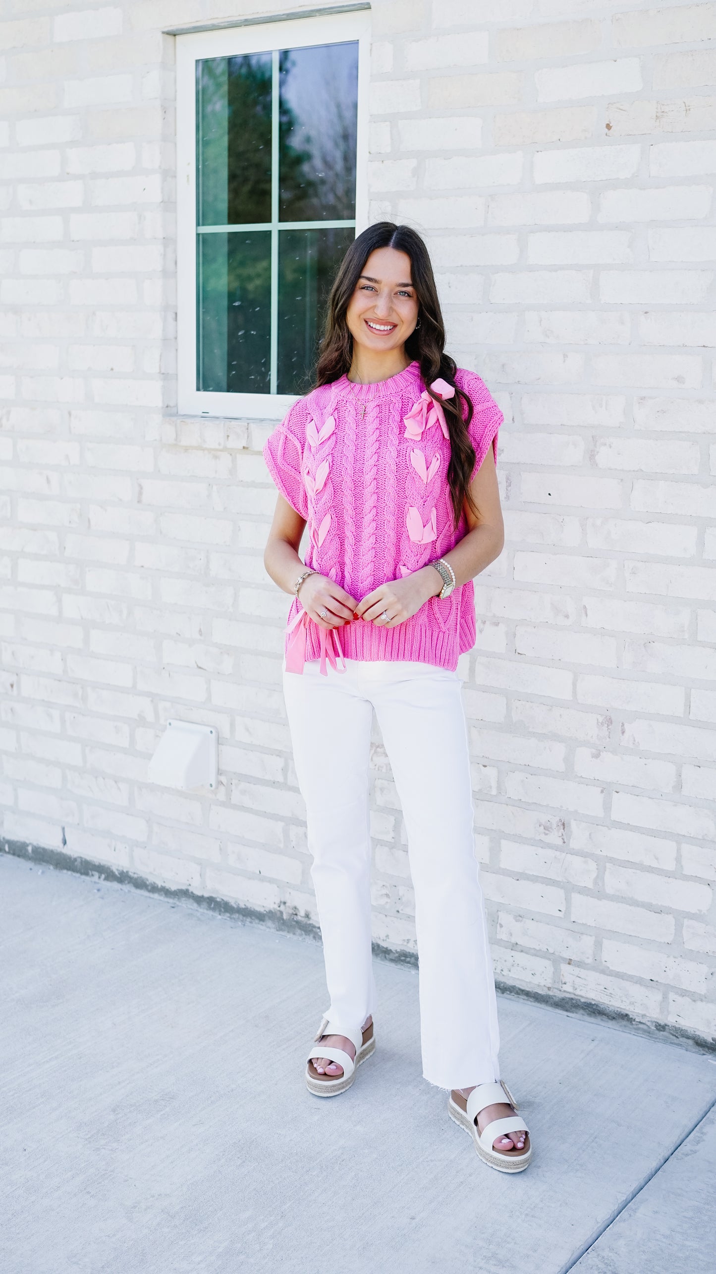 Switch It Up White Jeans