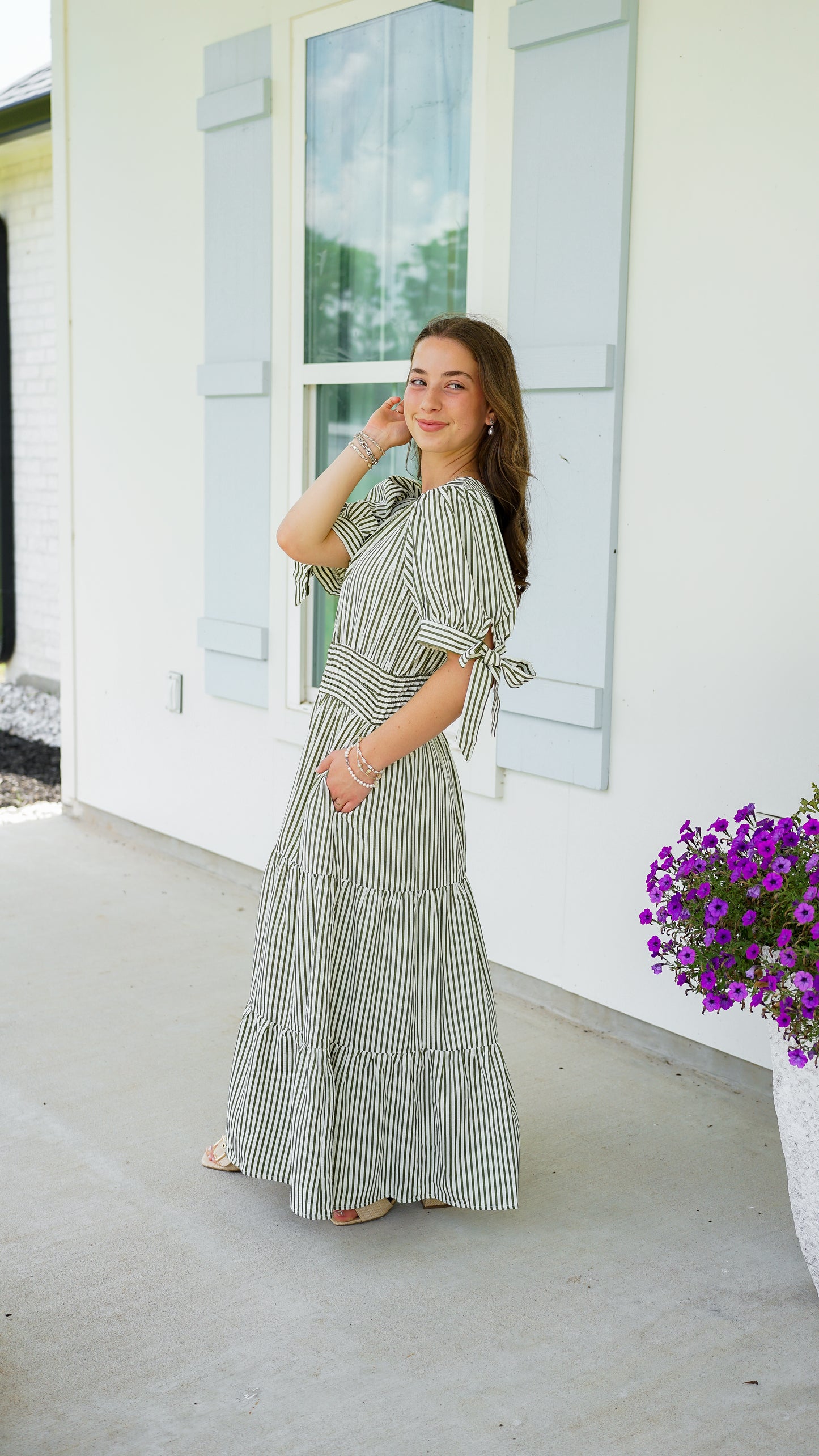 Sophisticated In Stripes Dress