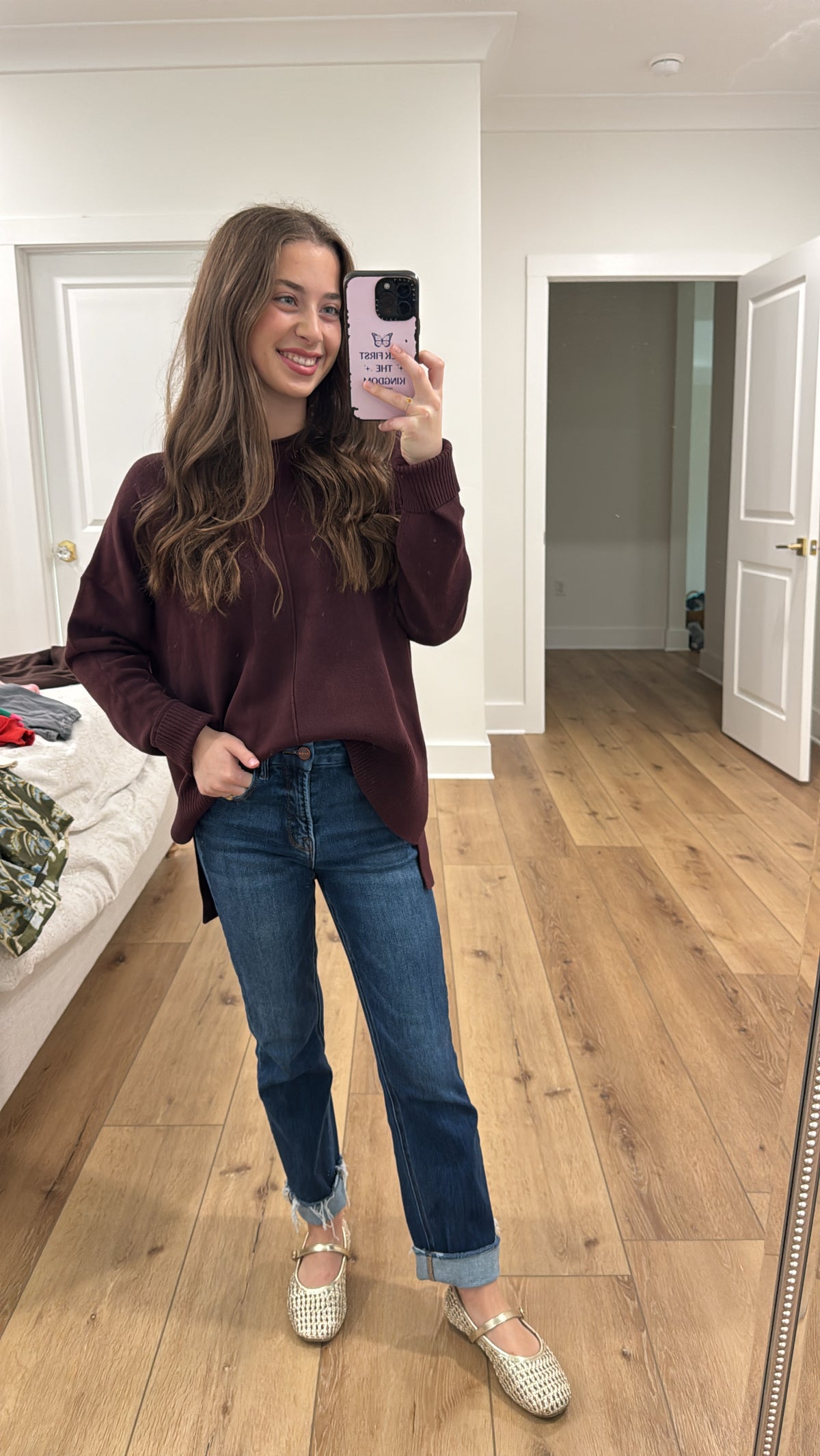Nothing Like It Wine Sweater
