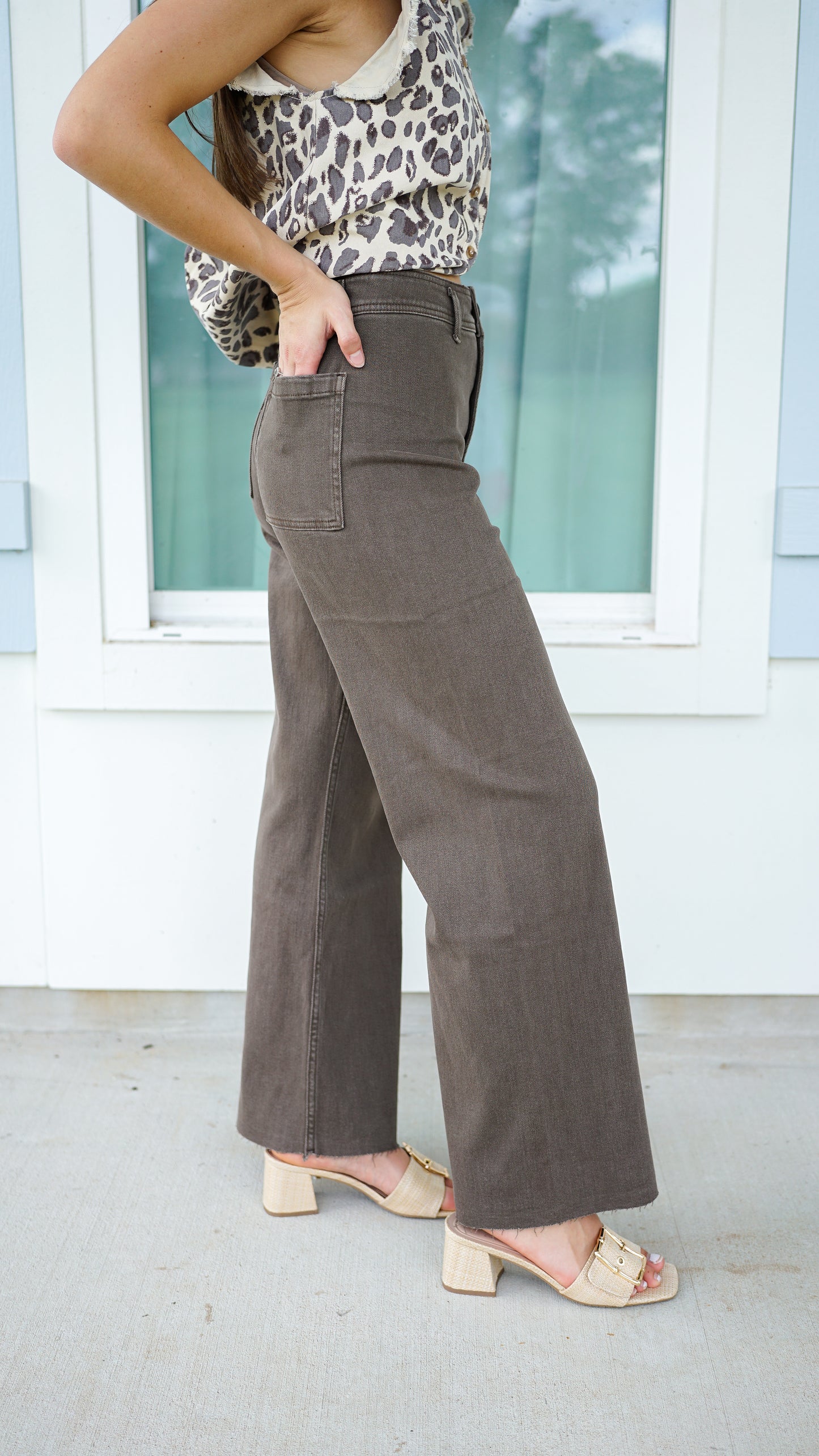 Never Better Brown Pants