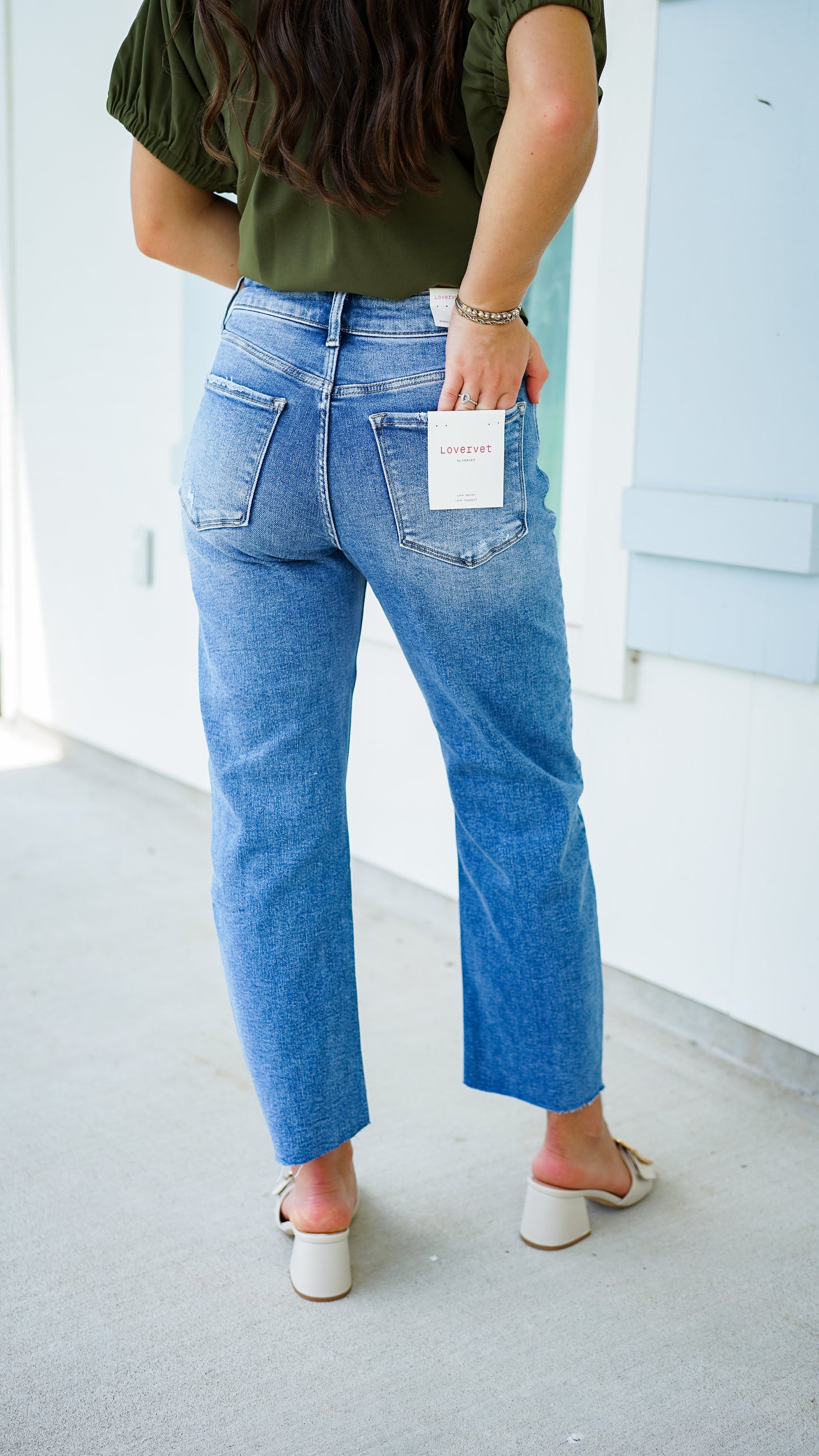 Play It Cool Barrel Jeans