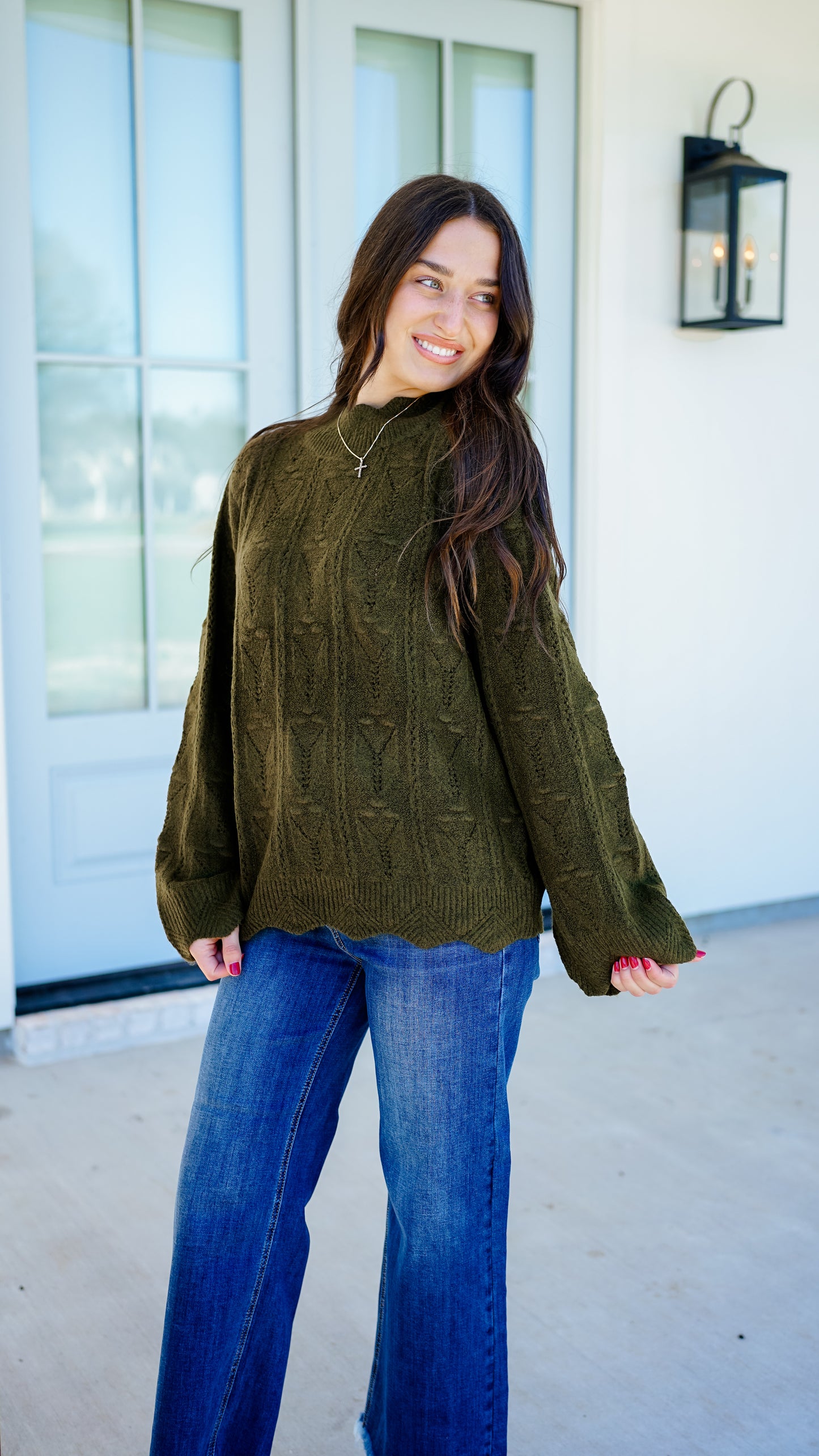 Martini Queen Olive Sweater