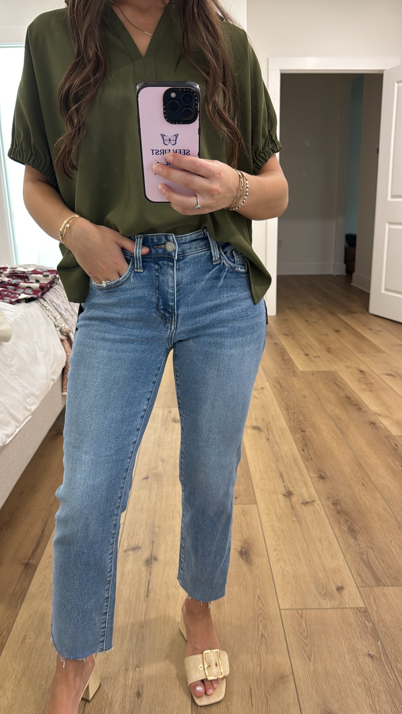 Memory Lane Straight Leg Jeans