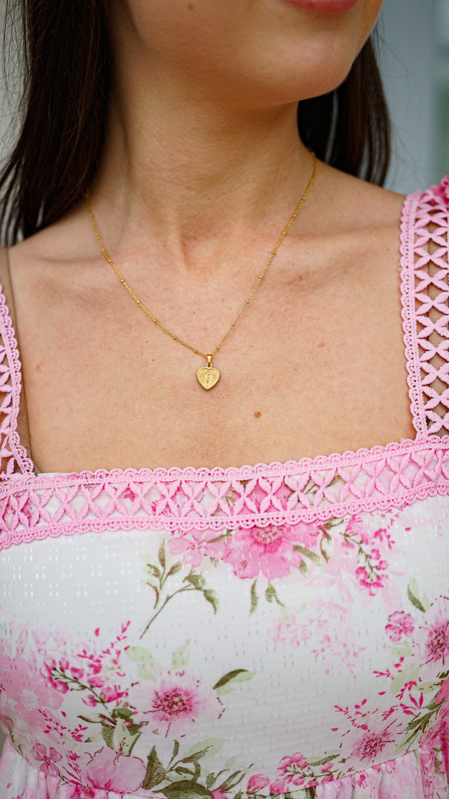 Heart of Mary Necklace