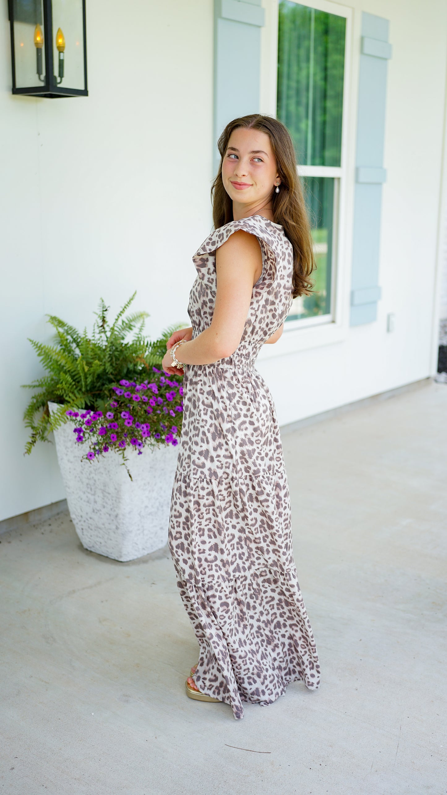 Leopard Love Maxi Dress