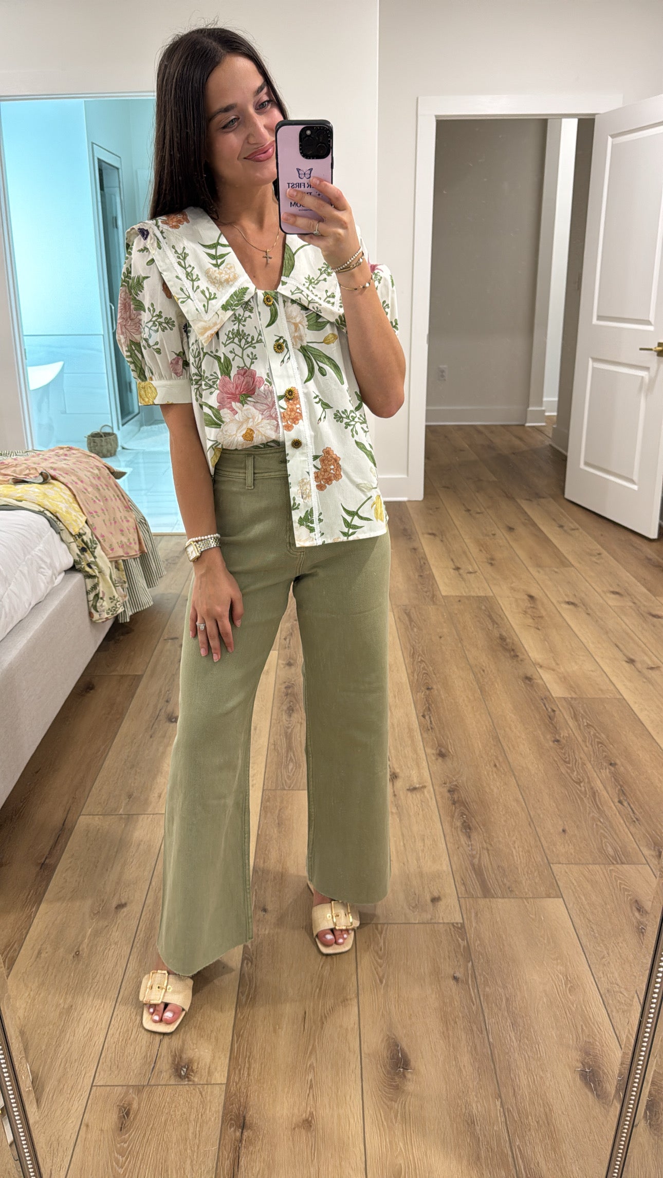 Never Better Olive Pants