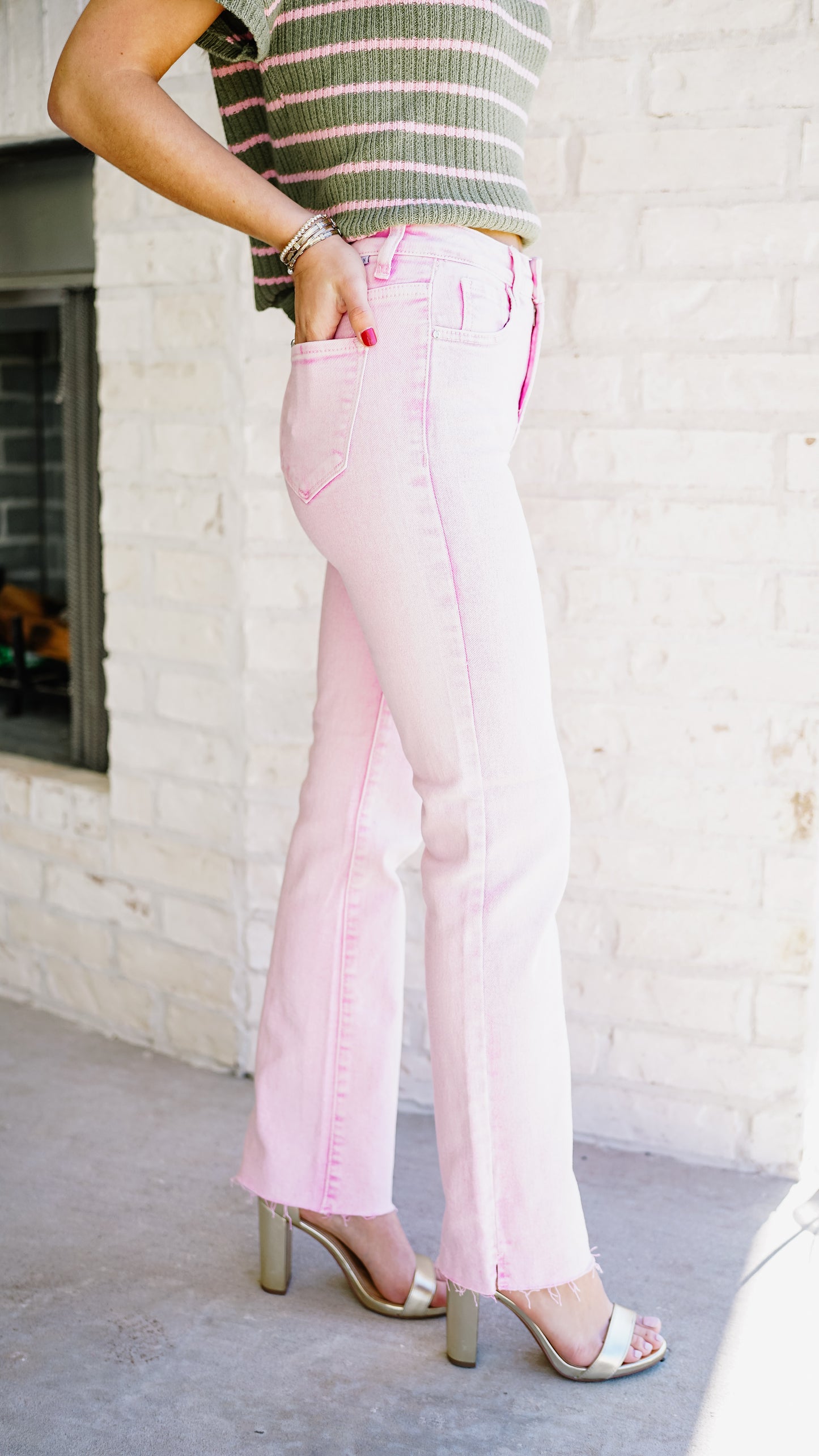 Switch It Up Light Pink Jeans