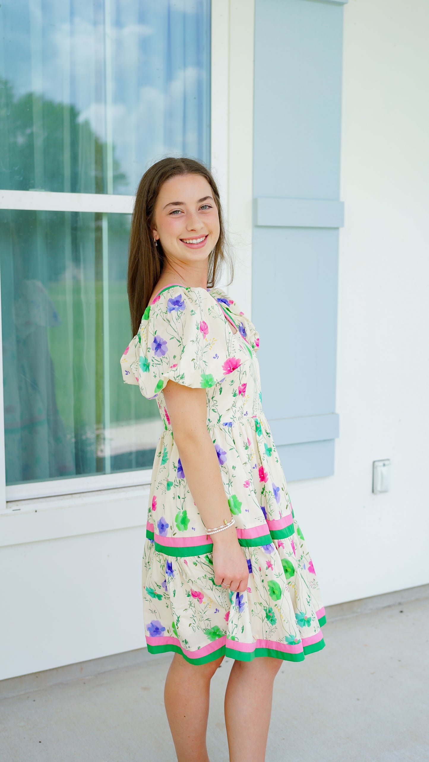 Fun In Floral Dress