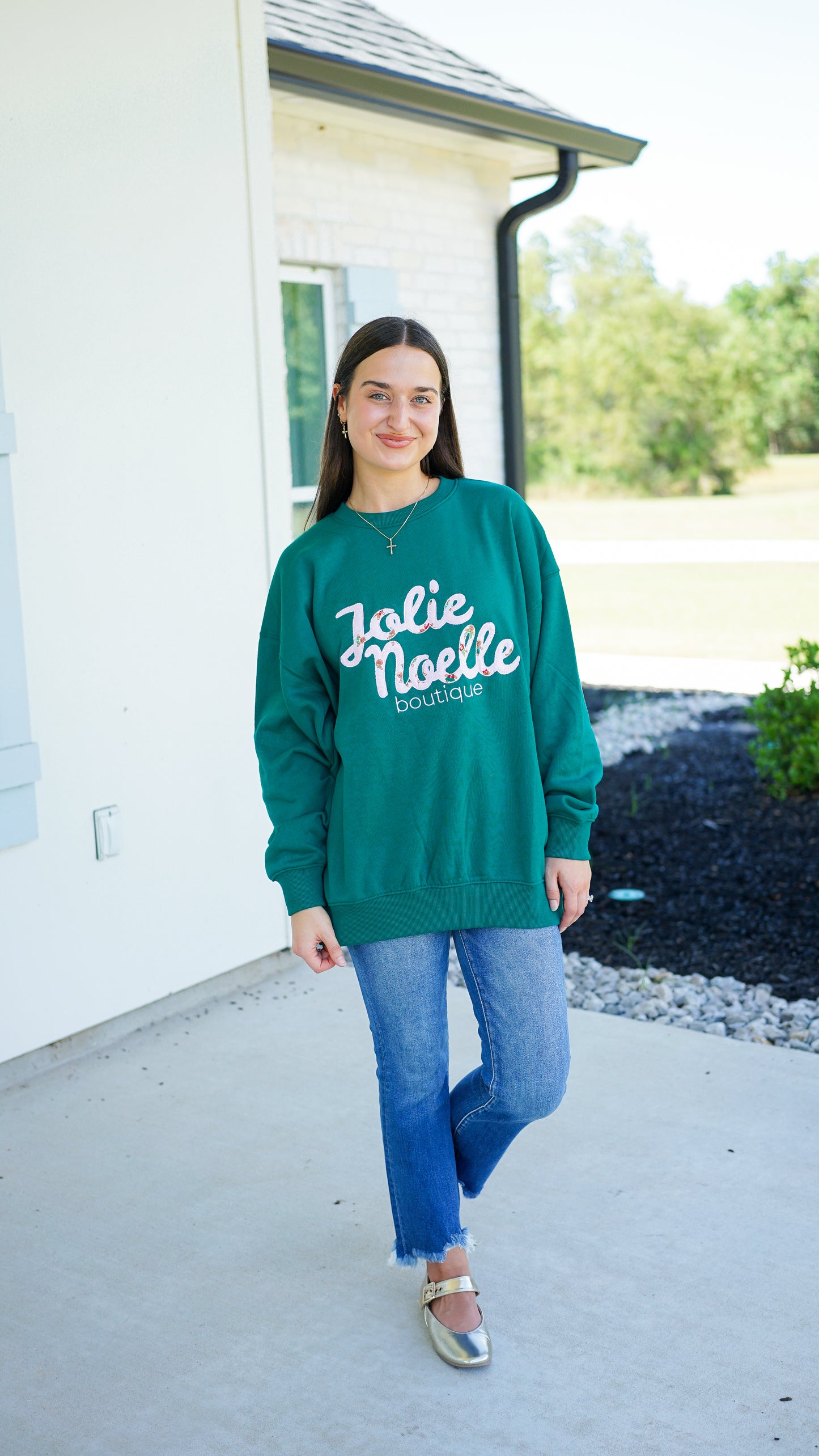 Jolie Noelle Gingerbread Sweatshirt