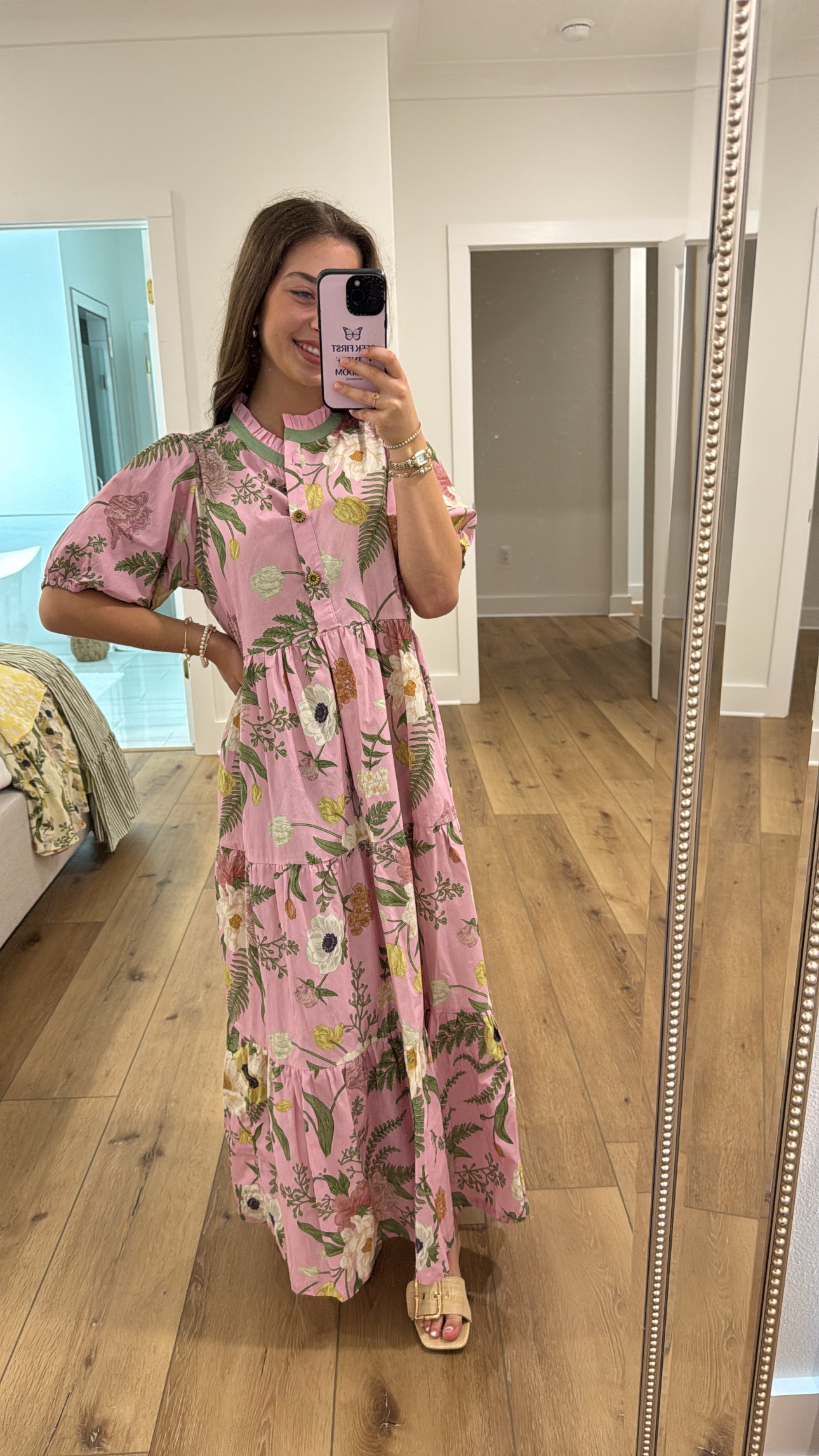 Let Go and Let God Rose Dress