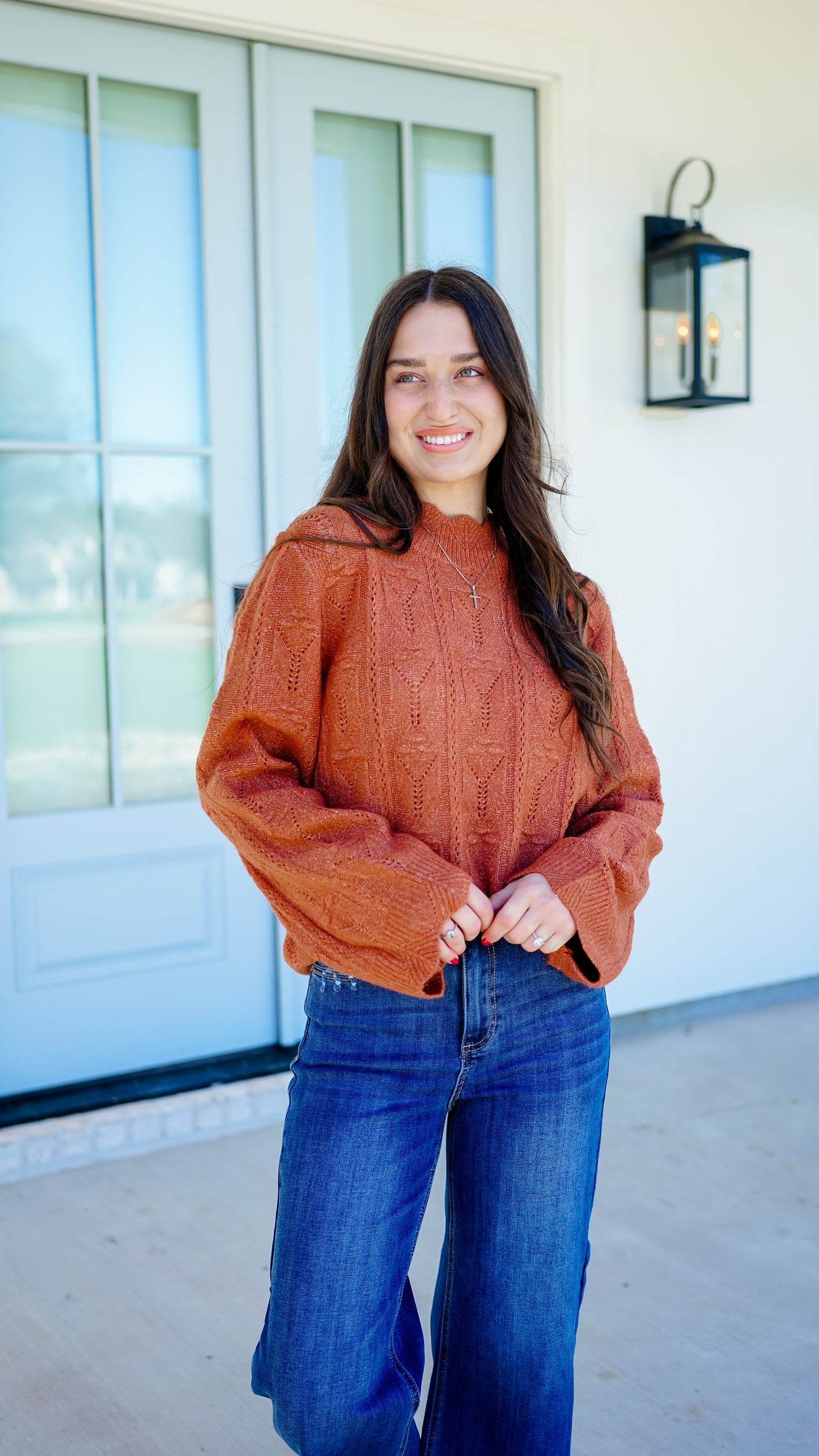 Martini Queen Rust Sweater