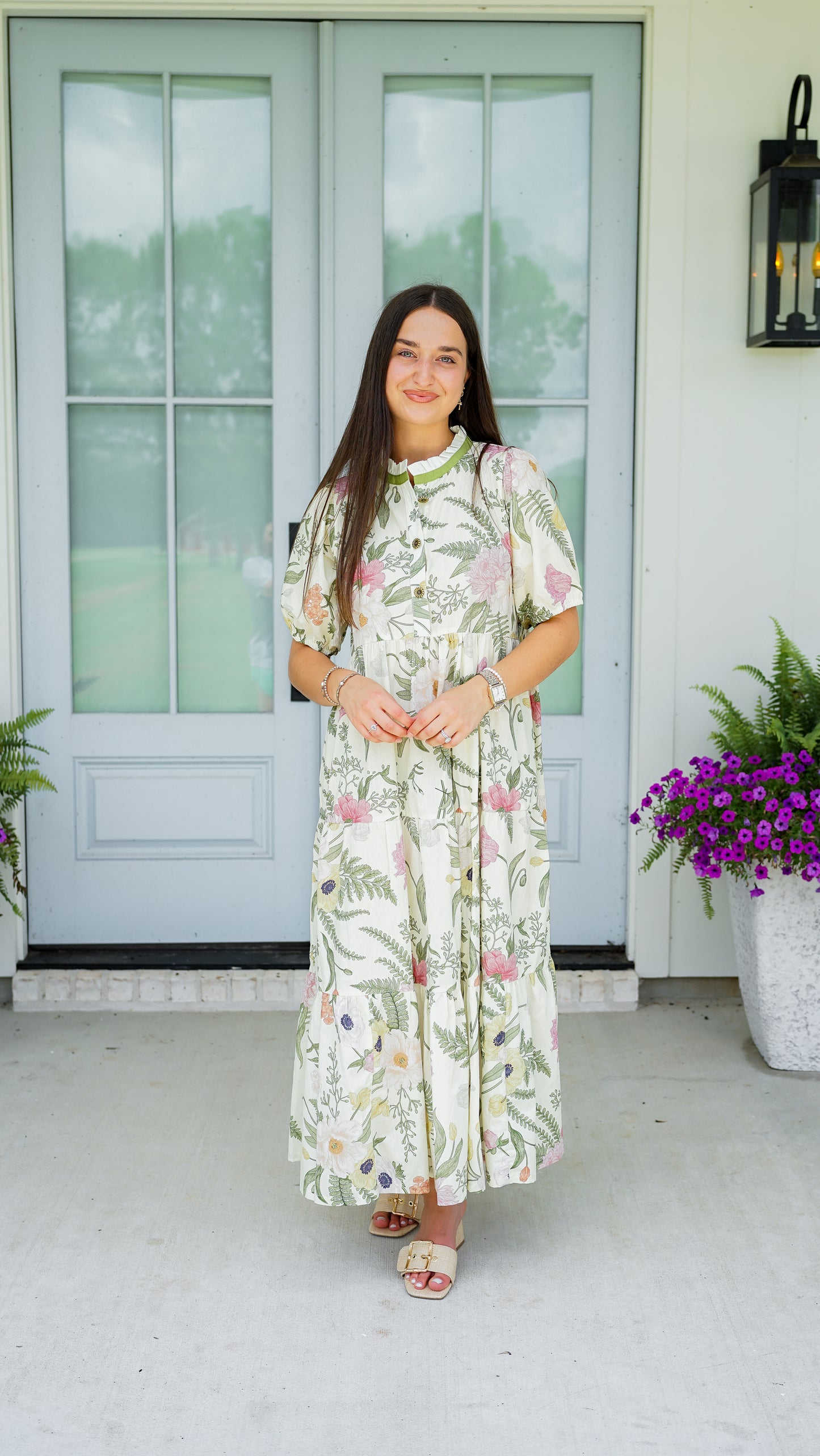 Let Go and Let God Cream Dress
