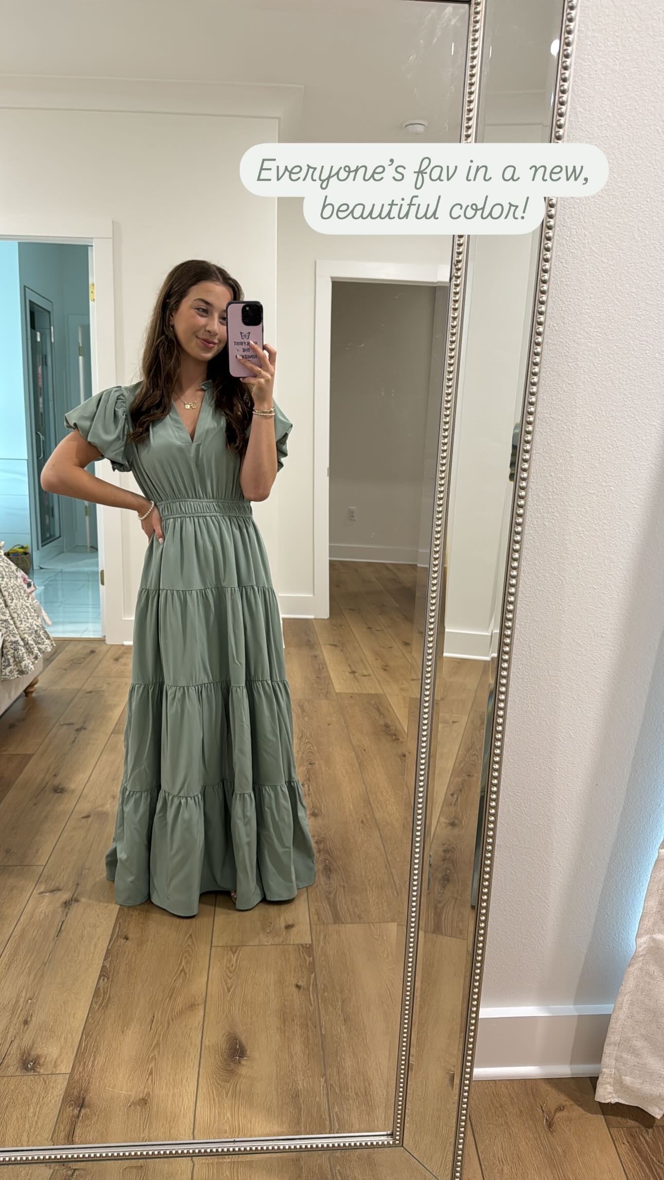 Save Me a Dance Sage Dress