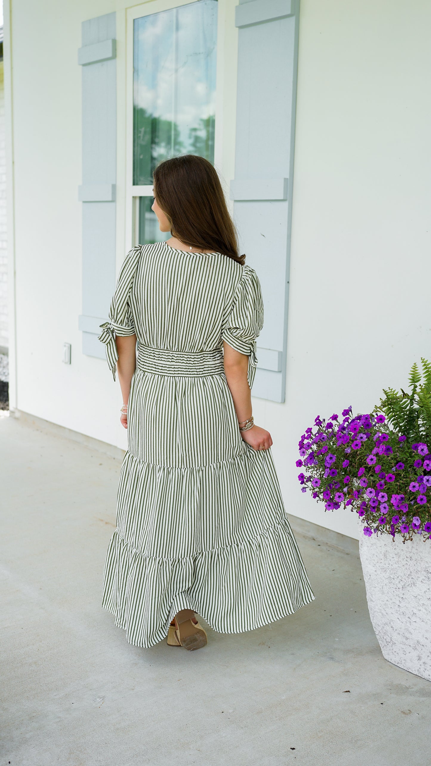 Sophisticated In Stripes Dress
