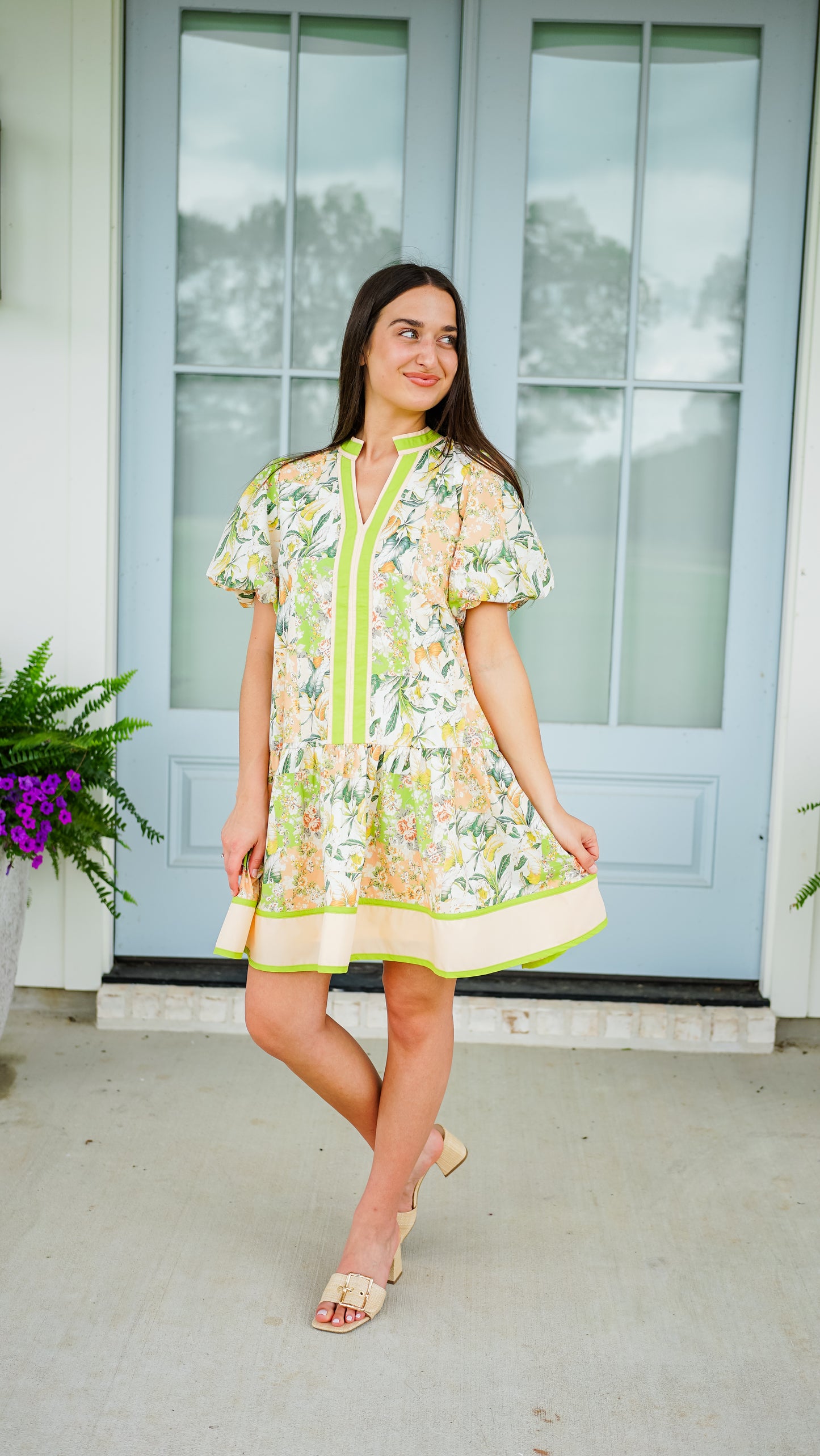 Never Say Never Peach Dress