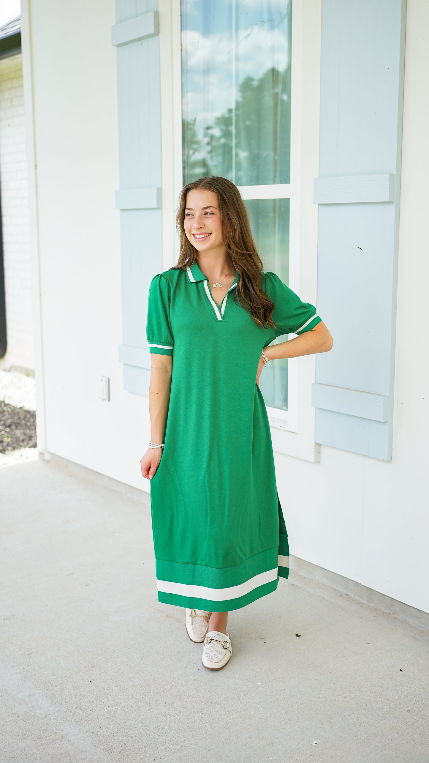 Class In Kelly Dress