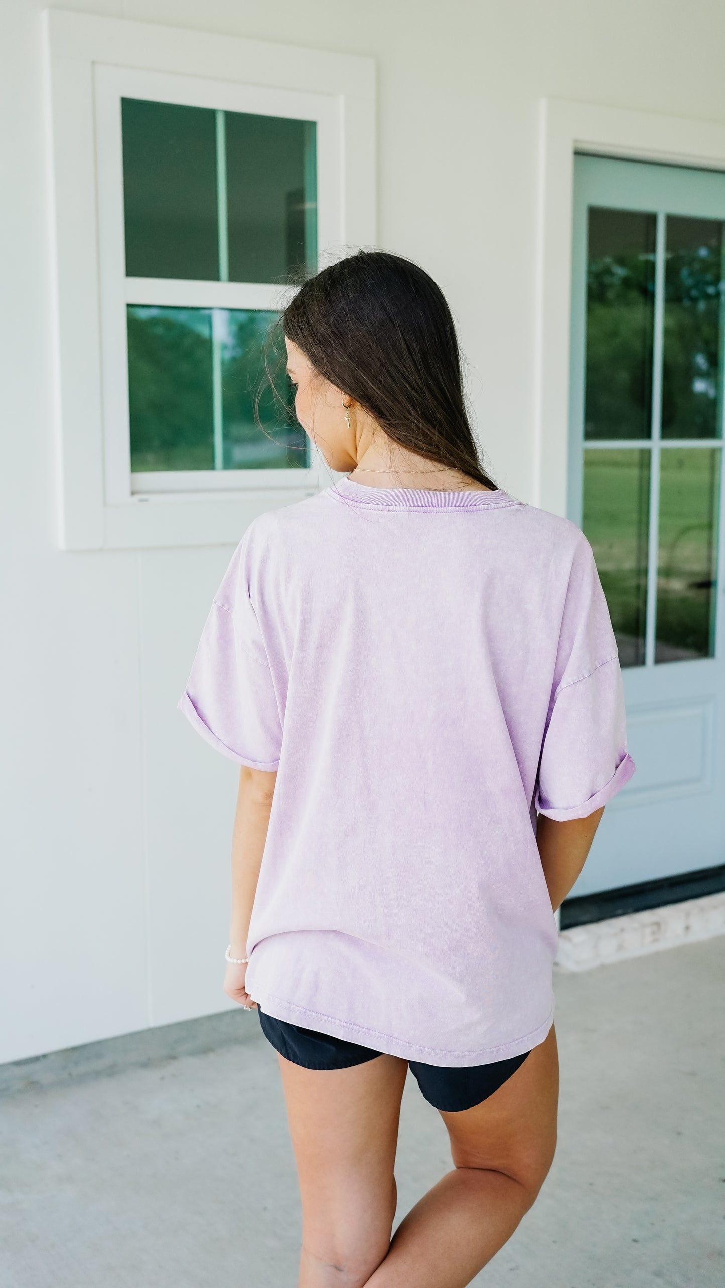 Free Bird Lavender Tee
