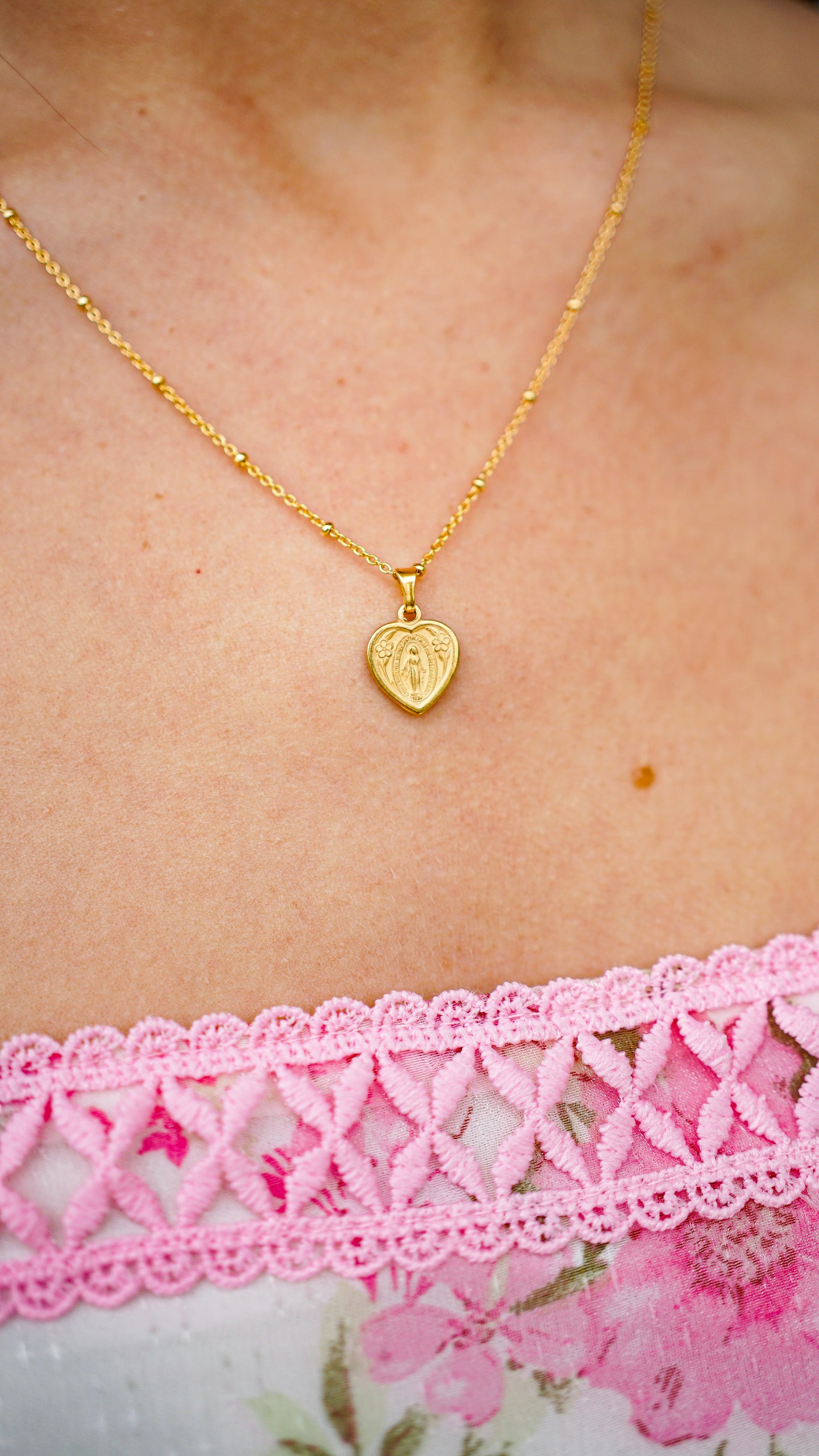 Heart of Mary Necklace