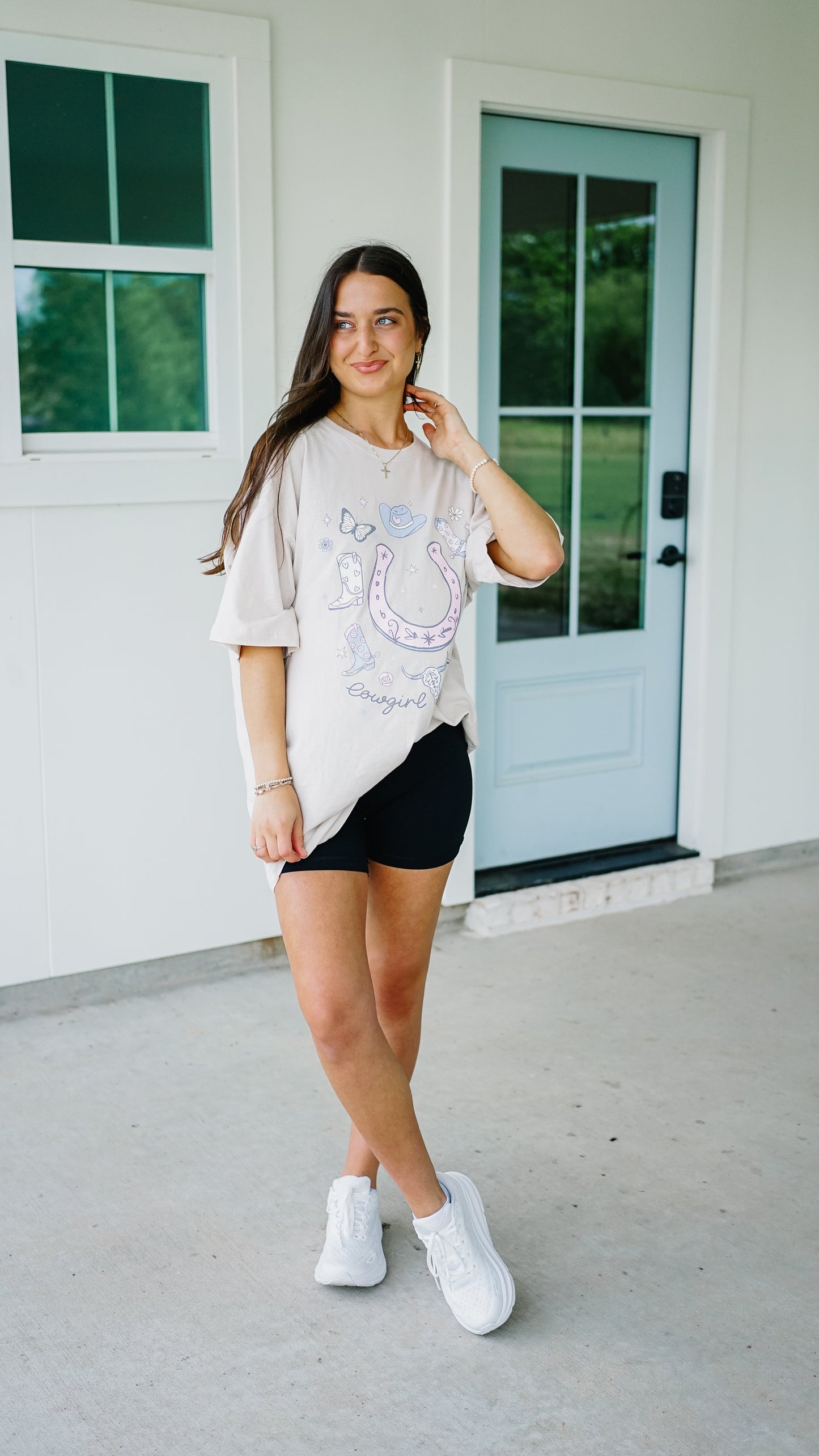 Cowgirl Club Oversized Tee