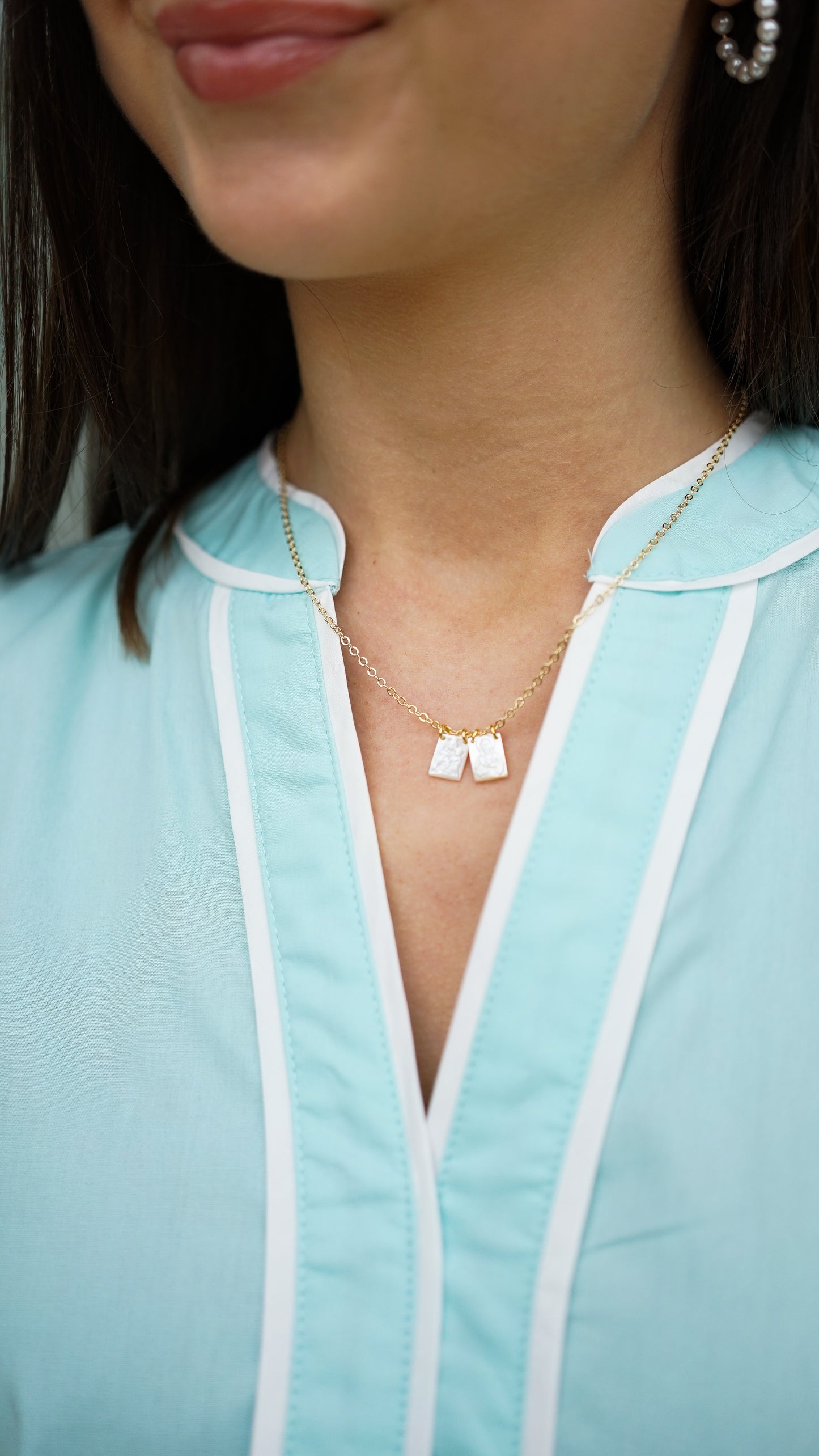 Pearl Scapular Necklace