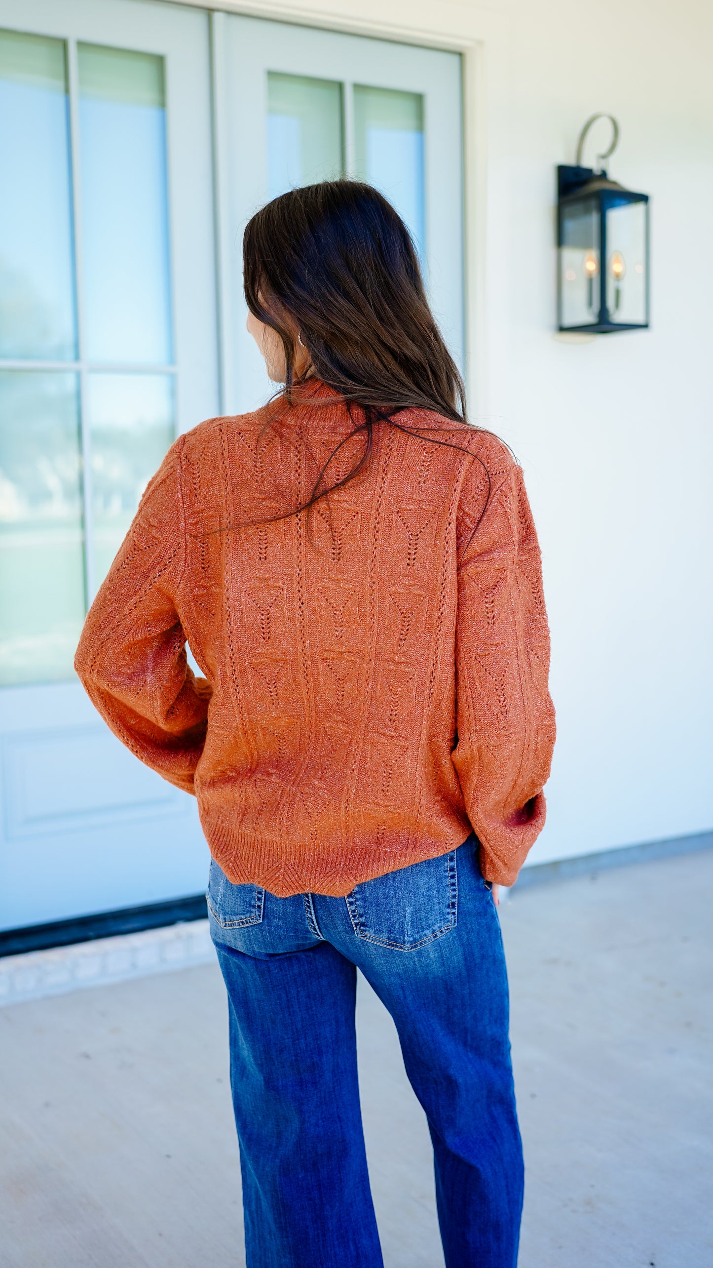 Martini Queen Rust Sweater