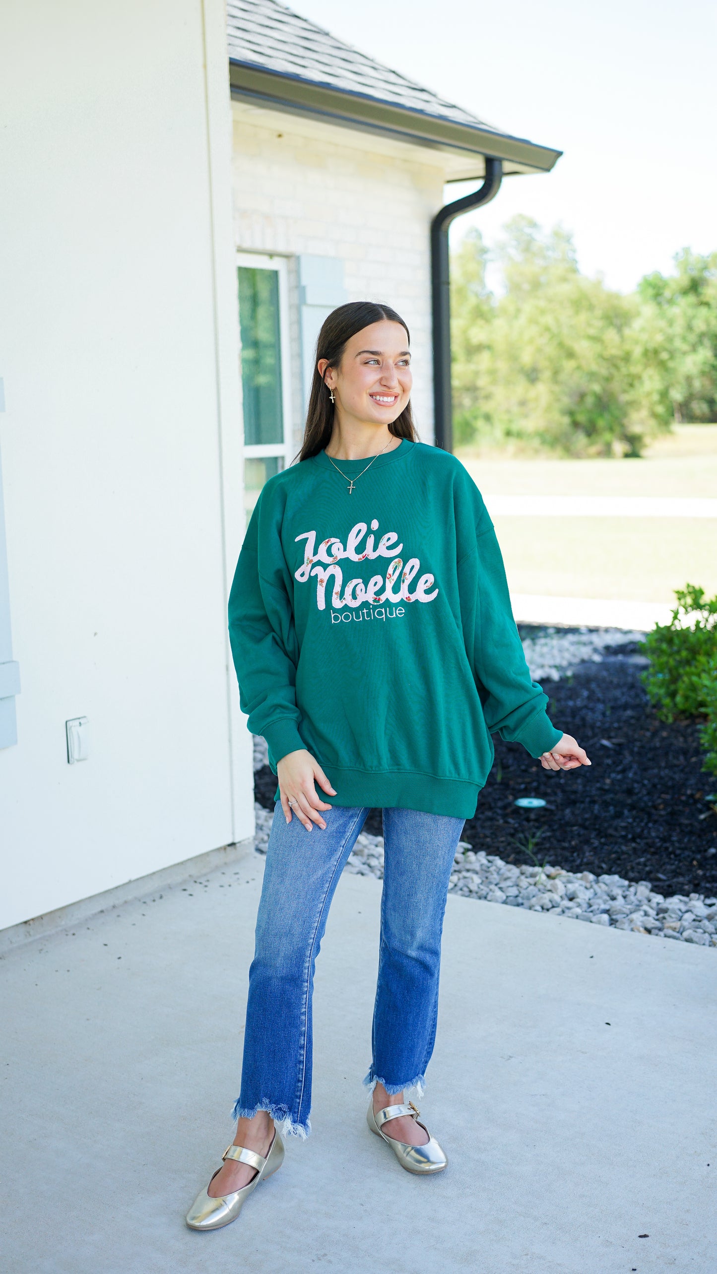 Jolie Noelle Gingerbread Sweatshirt
