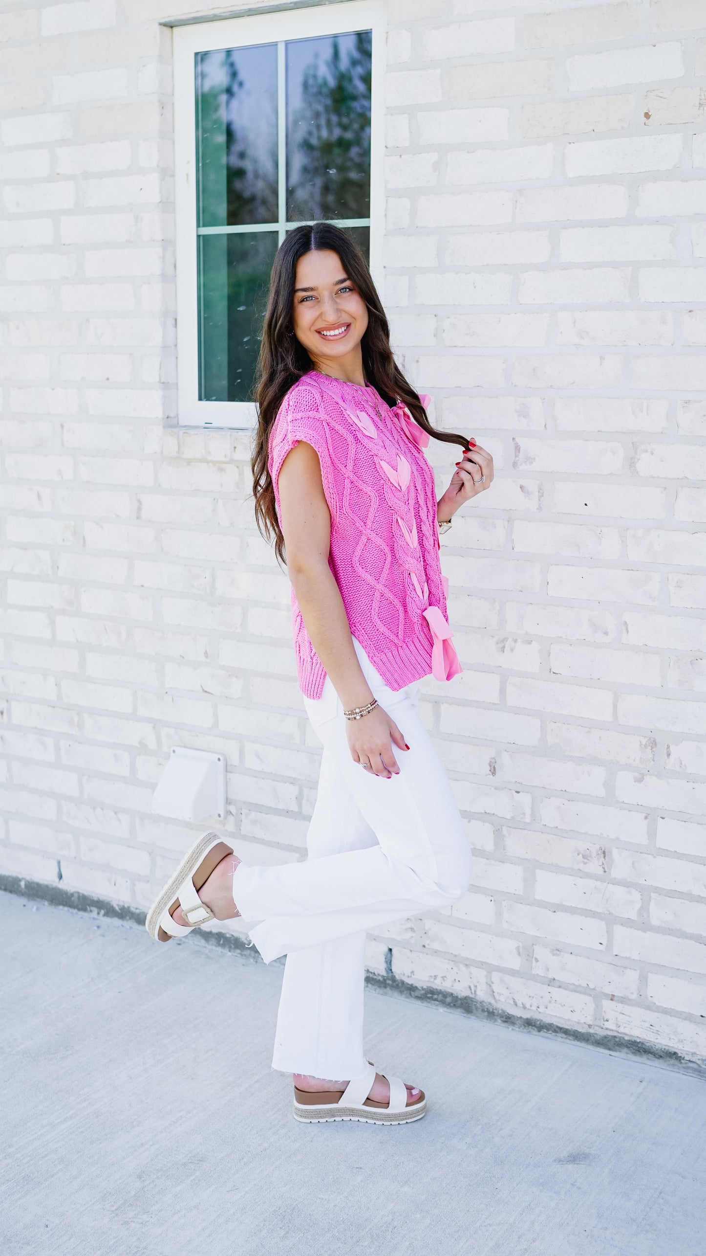 Switch It Up White Jeans